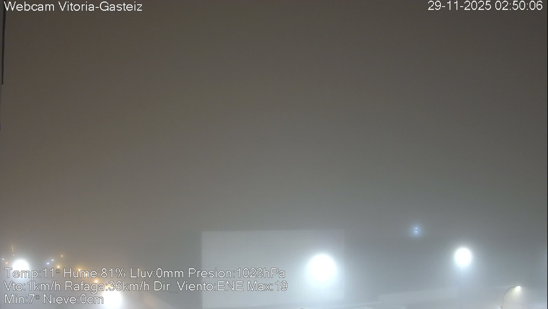 Gorbea Mount & Plain from Vitoria-Gasteiz Live Cam - Araba, Basque, Spain