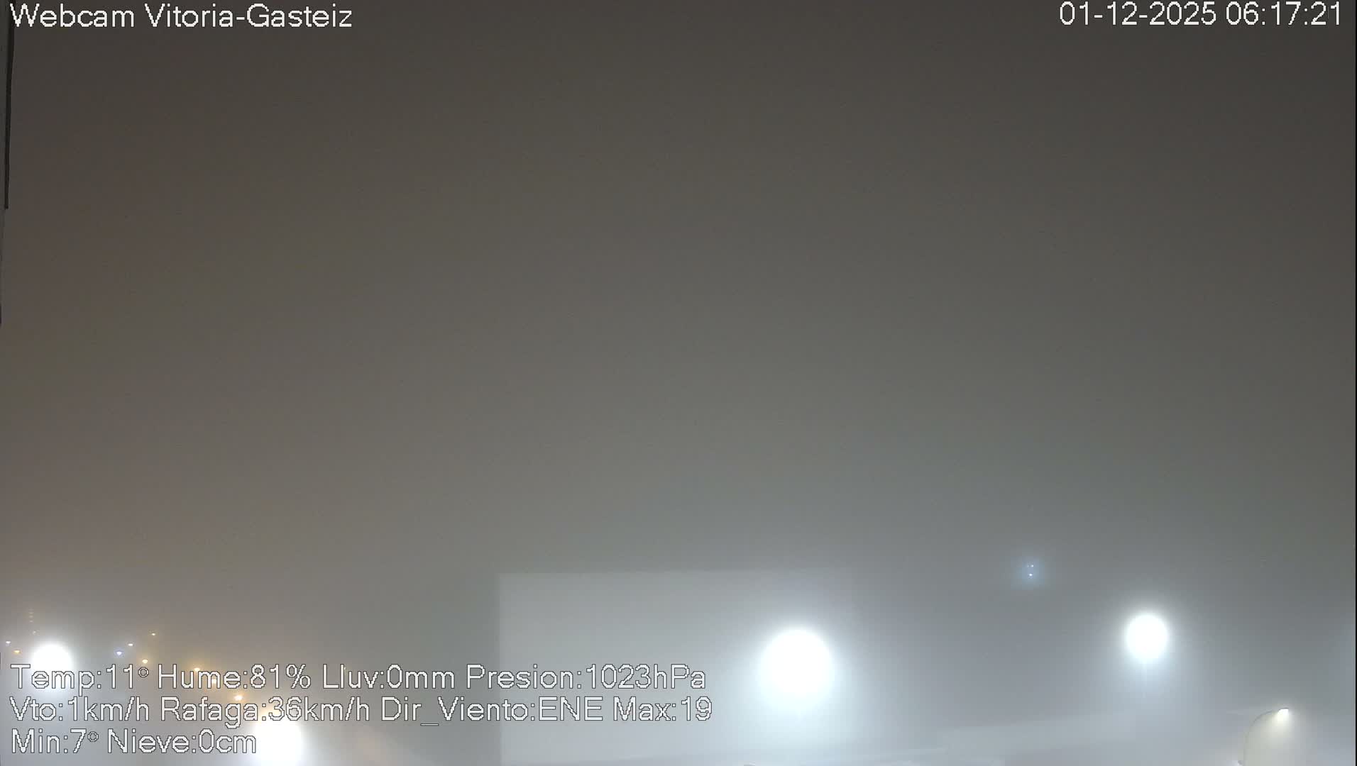 Gorbea Mount & Plain from Vitoria-Gasteiz Live Cam - Araba, Basque, Spain