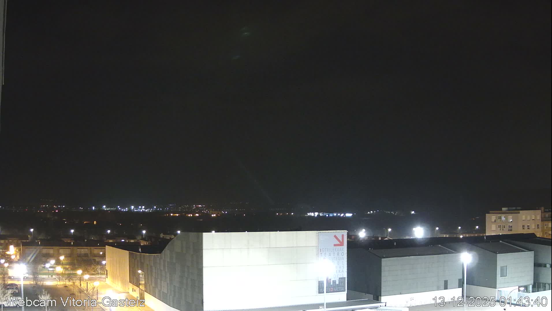 Gorbea Mount & Plain from Vitoria-Gasteiz Live Cam - Araba, Basque, Spain