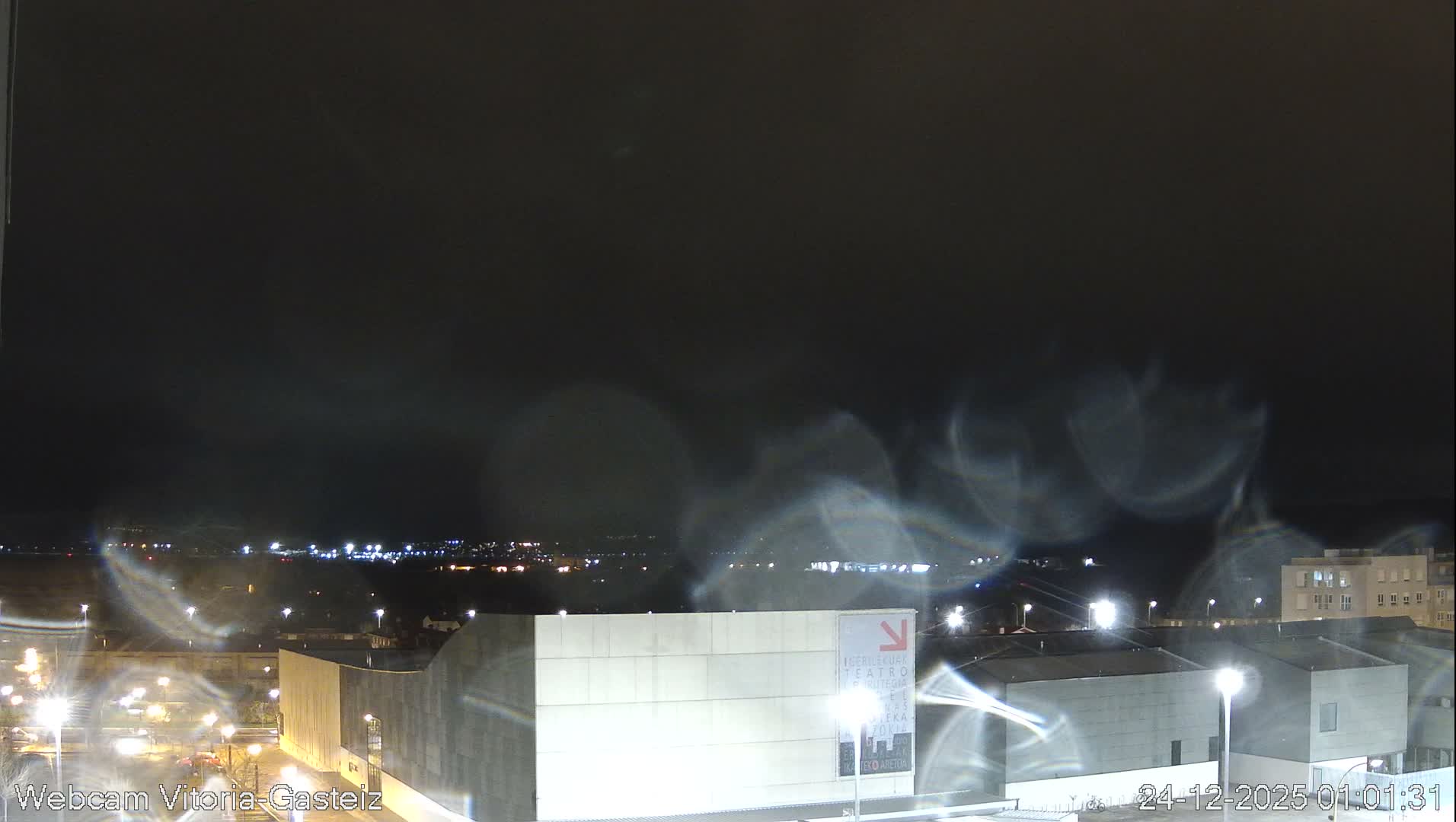 Gorbea Mount & Plain from Vitoria-Gasteiz Live Cam - Araba, Basque, Spain