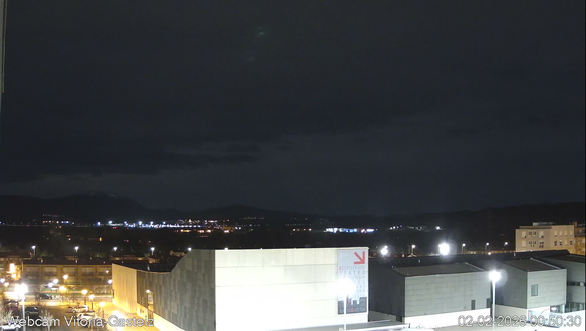 Gorbea Mount & Plain from Vitoria-Gasteiz Live Cam - Araba, Basque, Spain