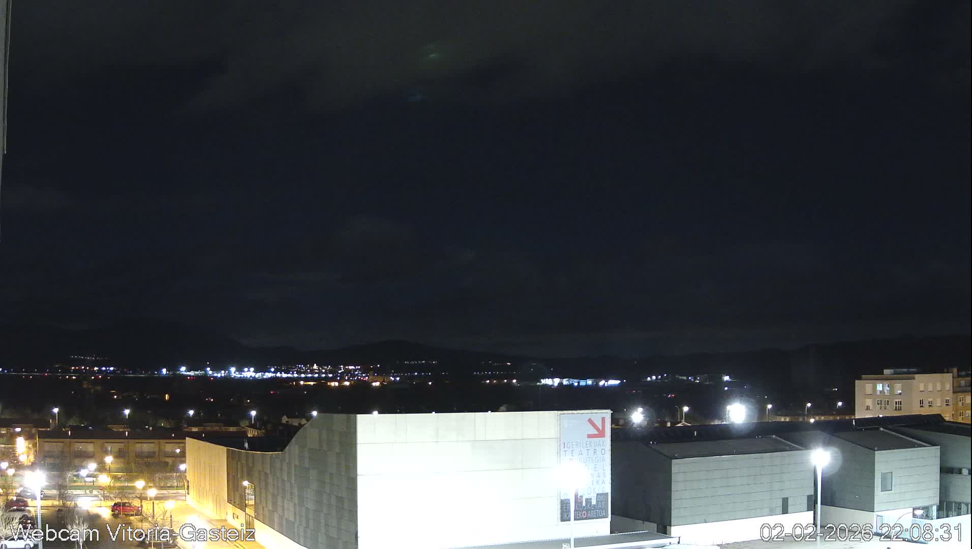 Gorbea Mount & Plain from Vitoria-Gasteiz Live Cam - Araba, Basque, Spain