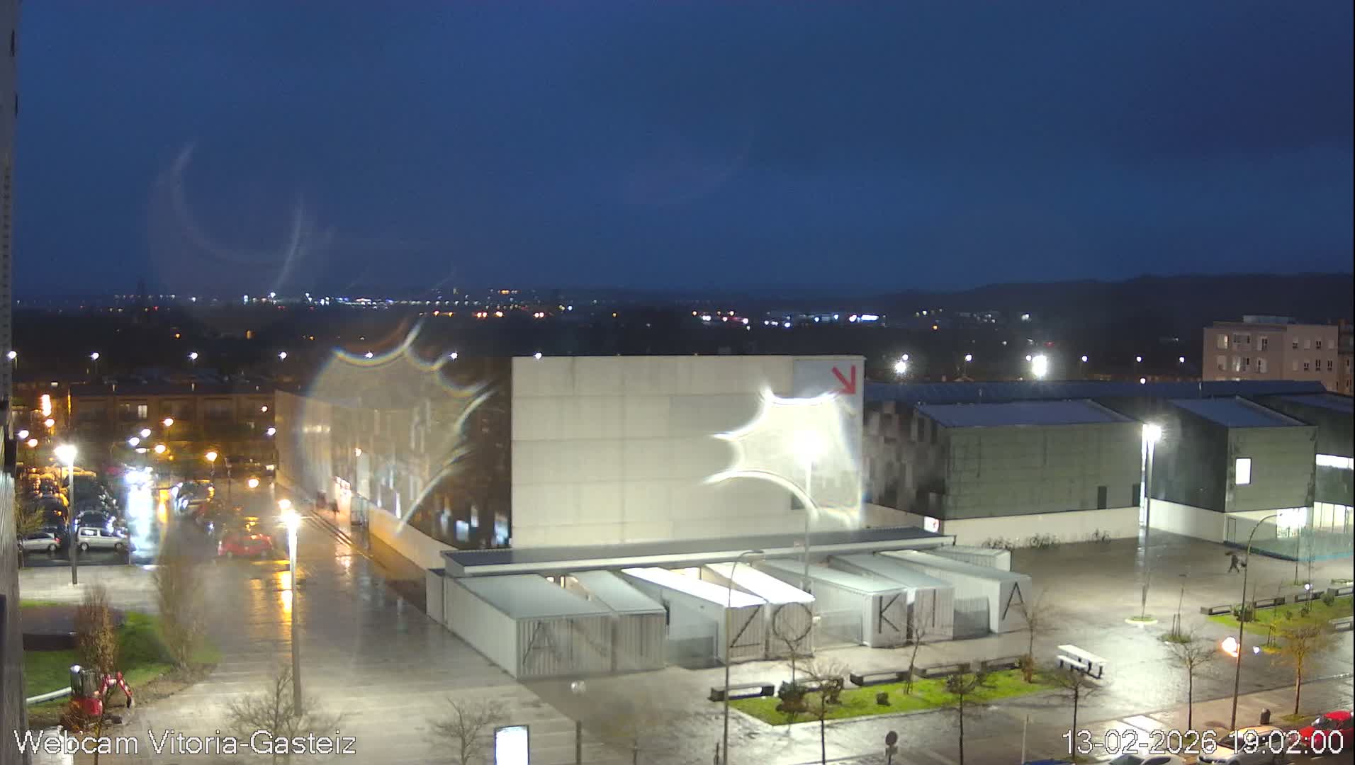 Gorbea Mount & Plain from Vitoria-Gasteiz Live Cam - Araba, Basque, Spain