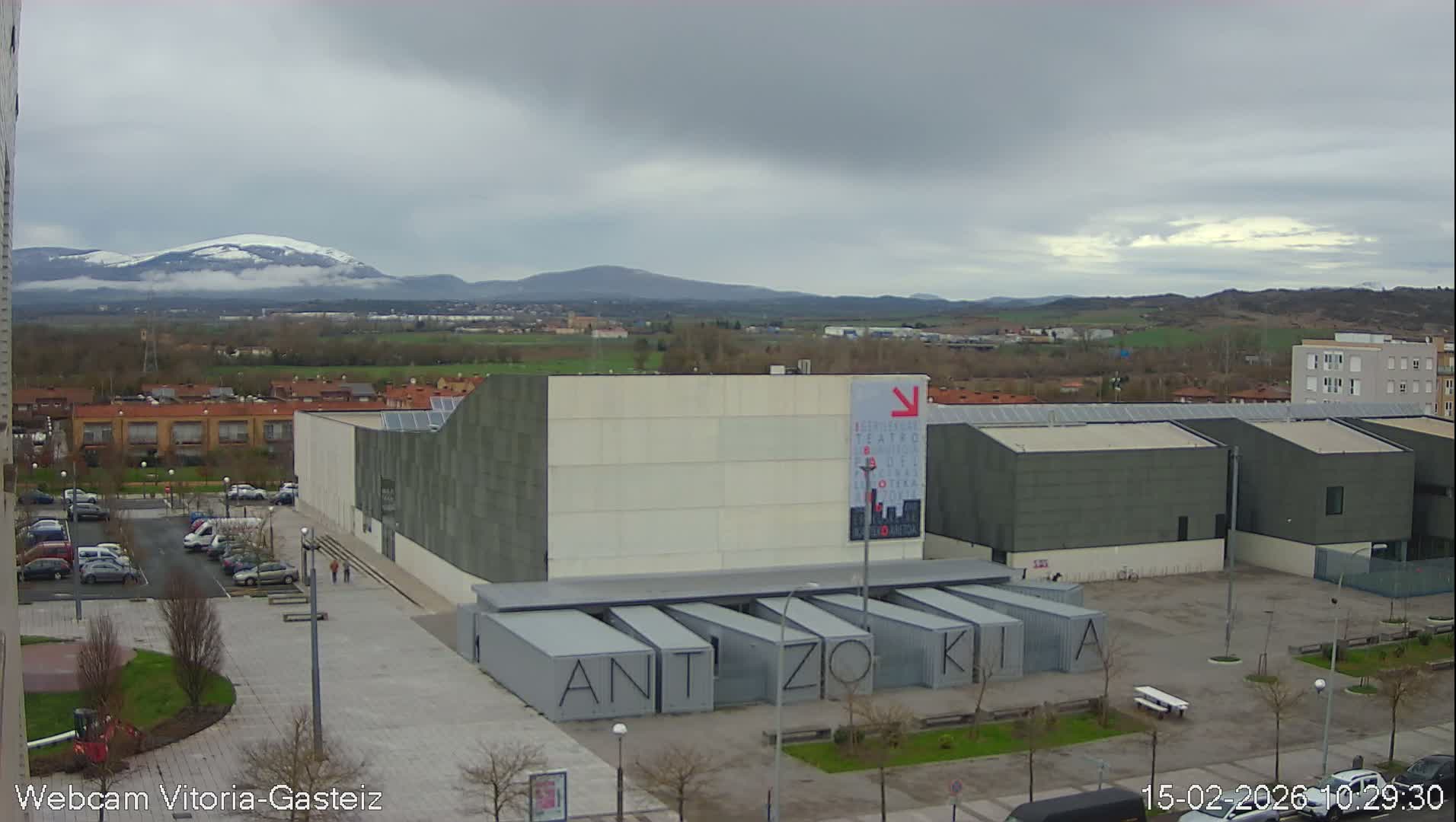 Gorbea Mount & Plain from Vitoria-Gasteiz Live Cam - Araba, Basque, Spain