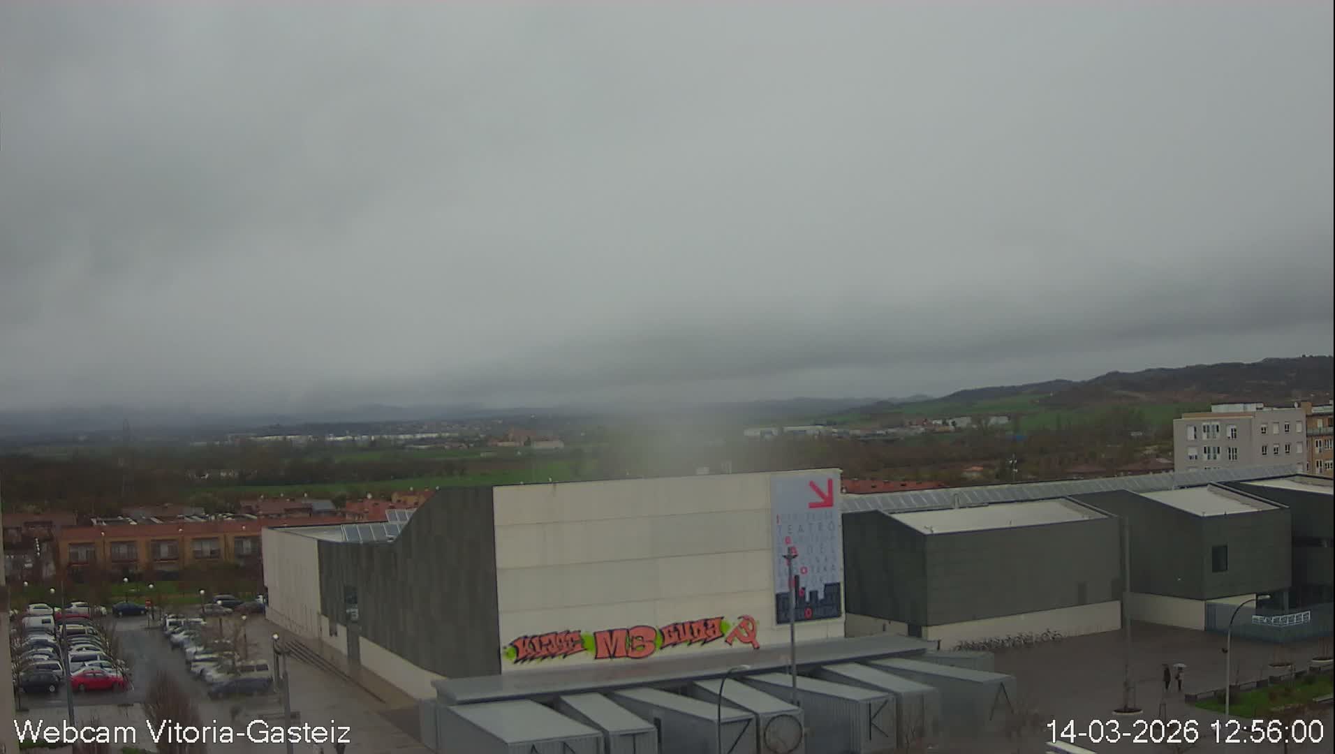 Gorbea Mount & Plain from Vitoria-Gasteiz Live Cam - Araba, Basque, Spain