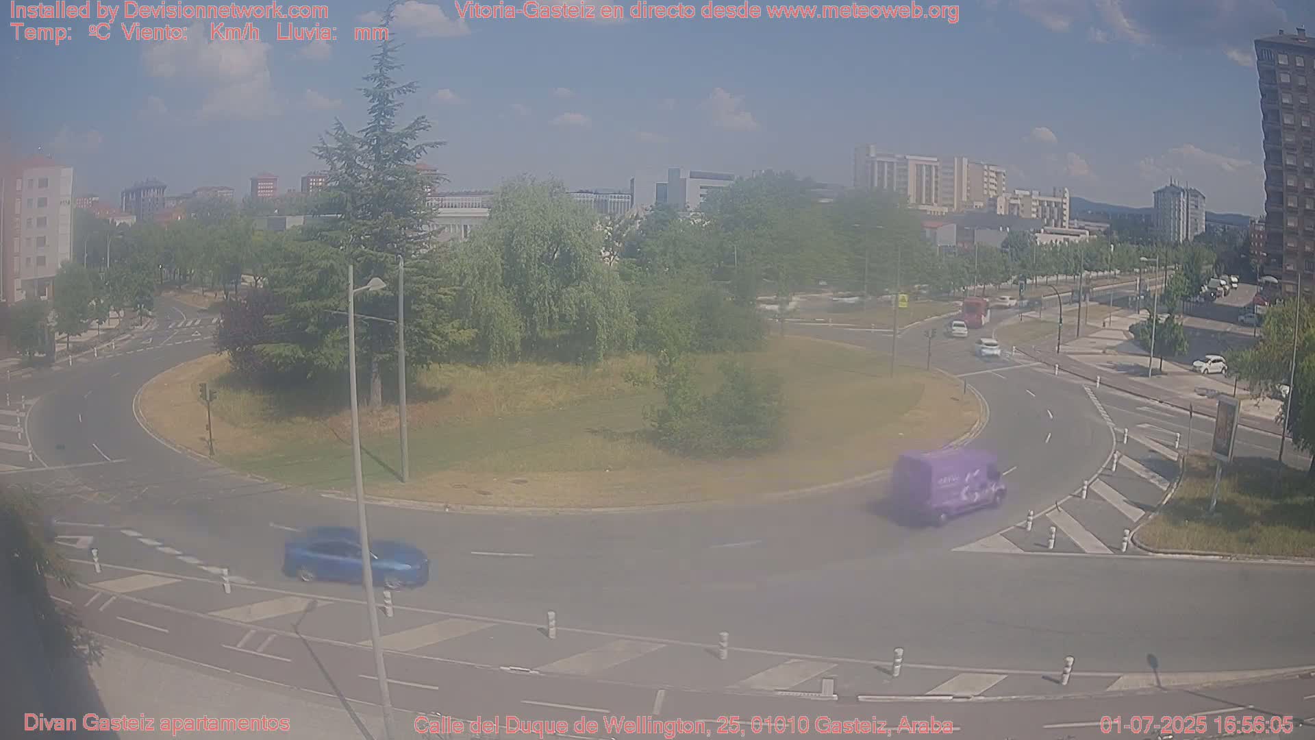 Vitoria-Gasteiz City Live Cam - Araba, Basque, Spain