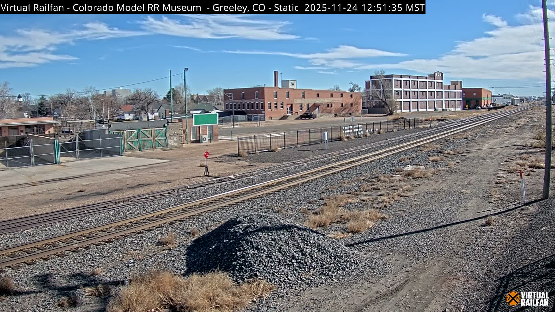 Greeley City & Greeley Railroad Crossing Live Cam - Greeley, Weld County, Colorado, USA