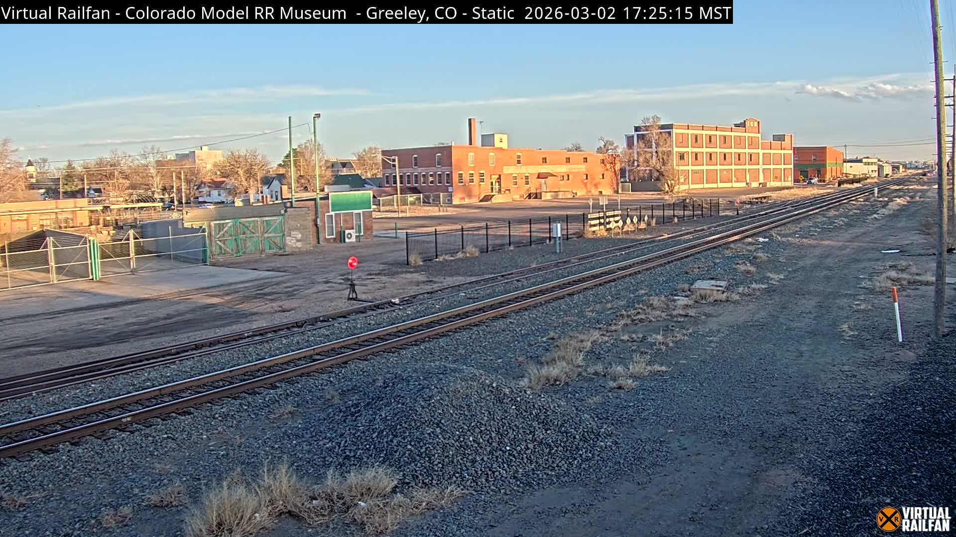 Greeley City & Greeley Railroad Crossing Live Cam - Greeley, Weld County, Colorado, USA