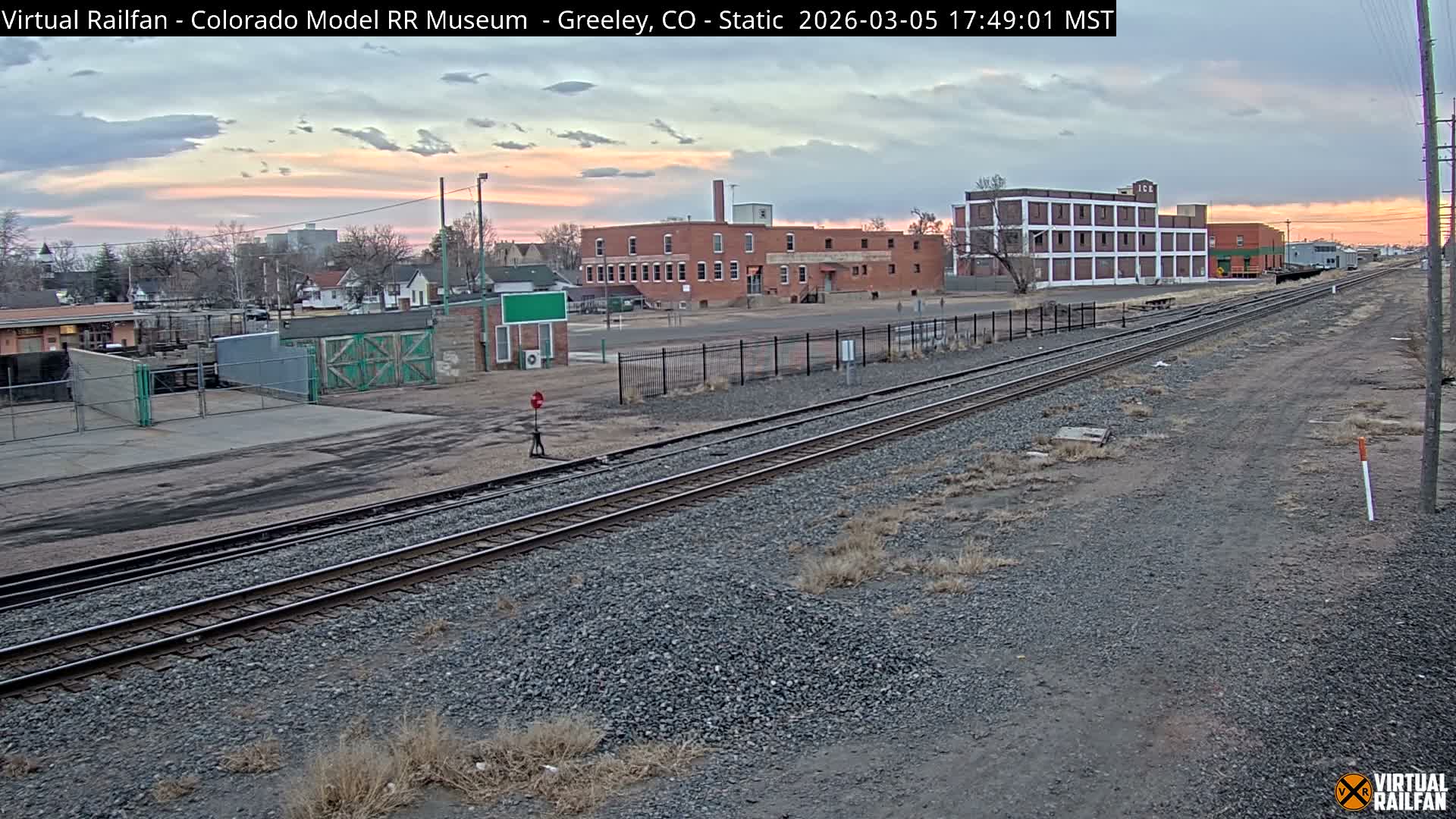 Greeley City & Greeley Railroad Crossing Live Cam - Greeley, Weld County, Colorado, USA