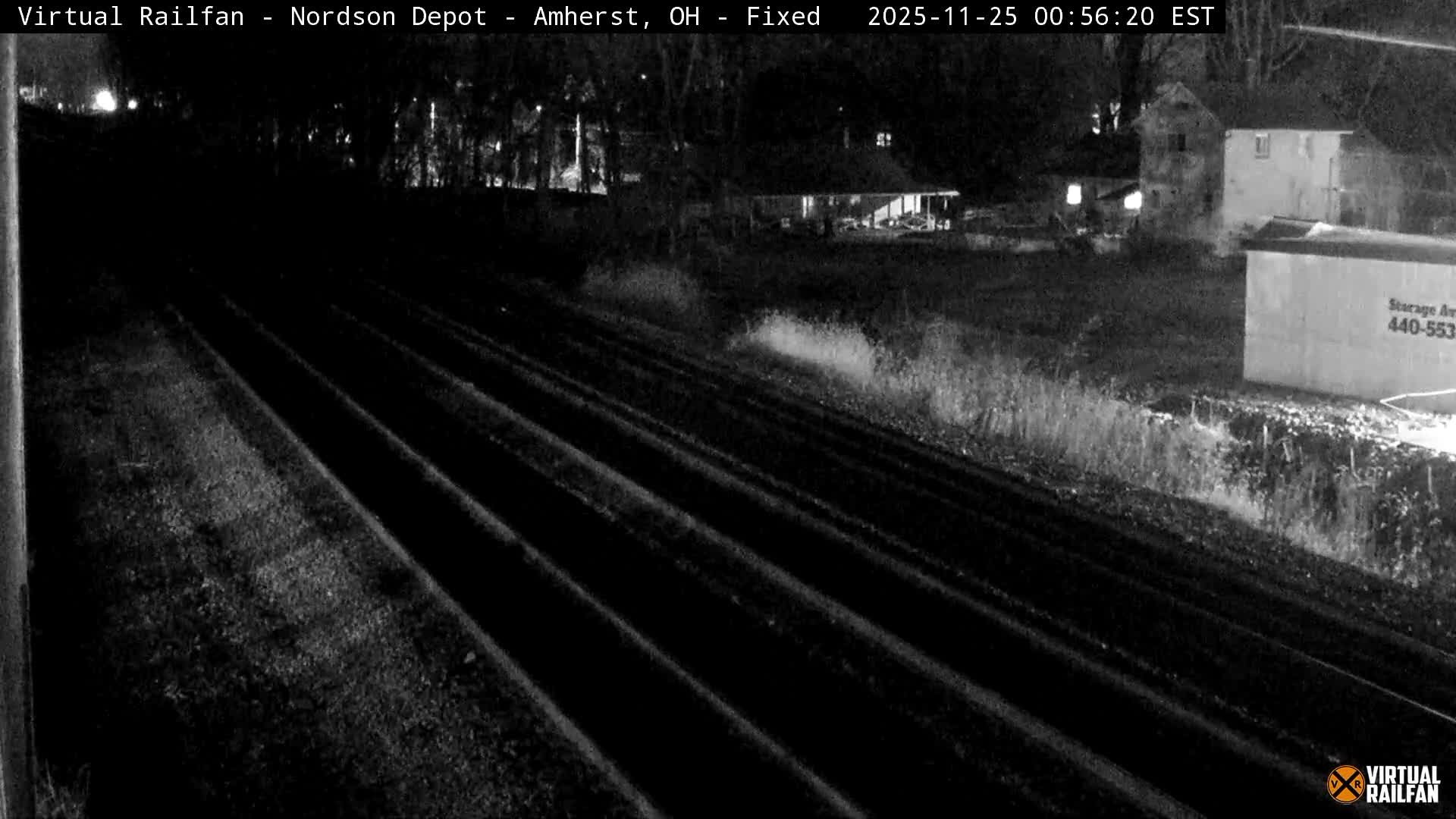Ohio, Amherst City & Nordson Depot & Rail Crossing towards West Live Cam - Amherst, Lorain, Ohio, USA