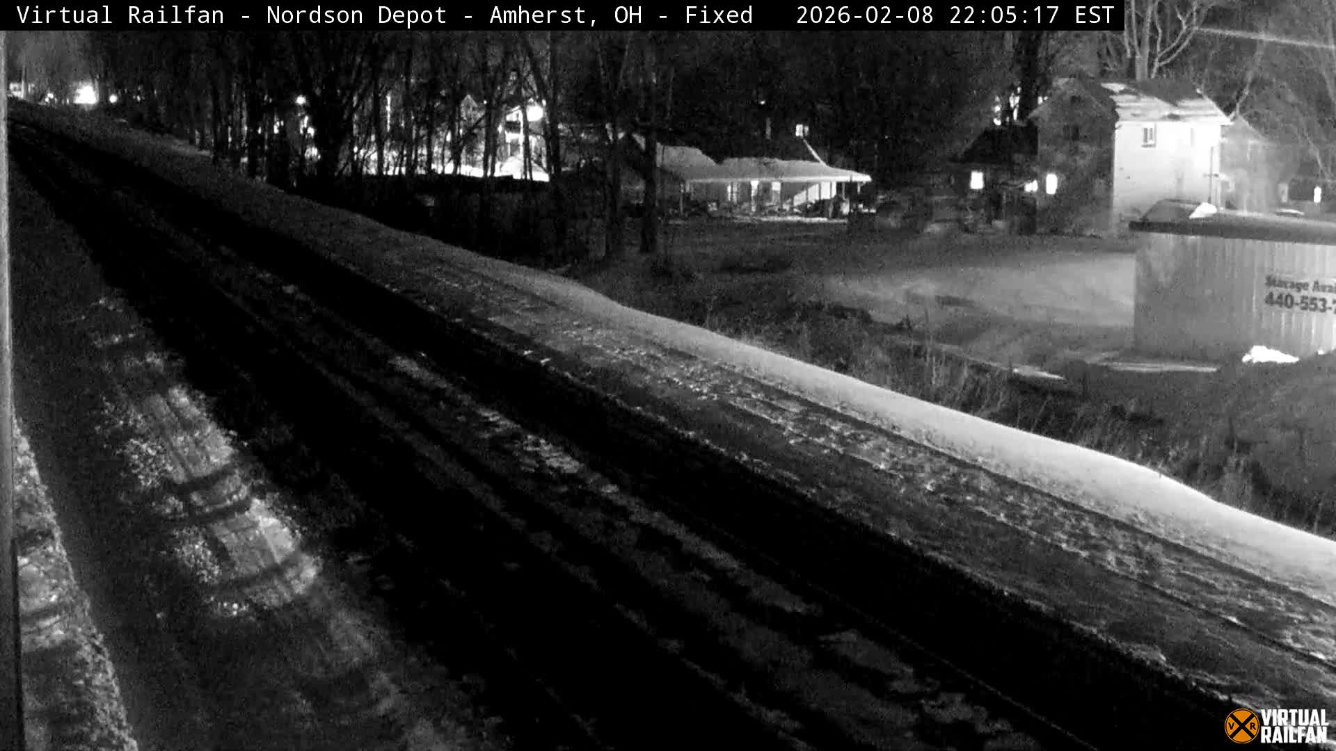 Ohio, Amherst City & Nordson Depot & Rail Crossing towards West Live Cam - Amherst, Lorain, Ohio, USA