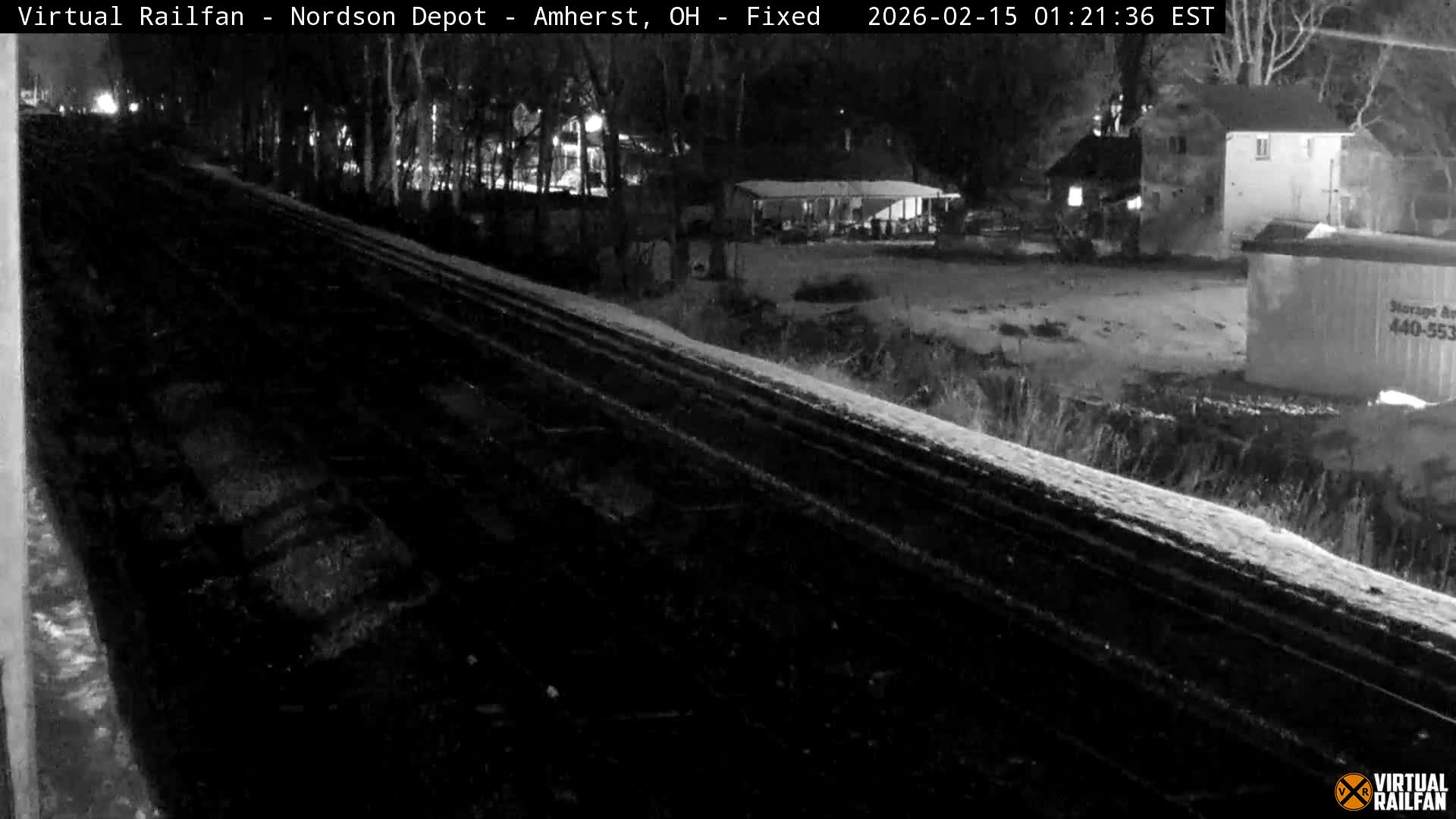 Ohio, Amherst City & Nordson Depot & Rail Crossing towards West Live Cam - Amherst, Lorain, Ohio, USA