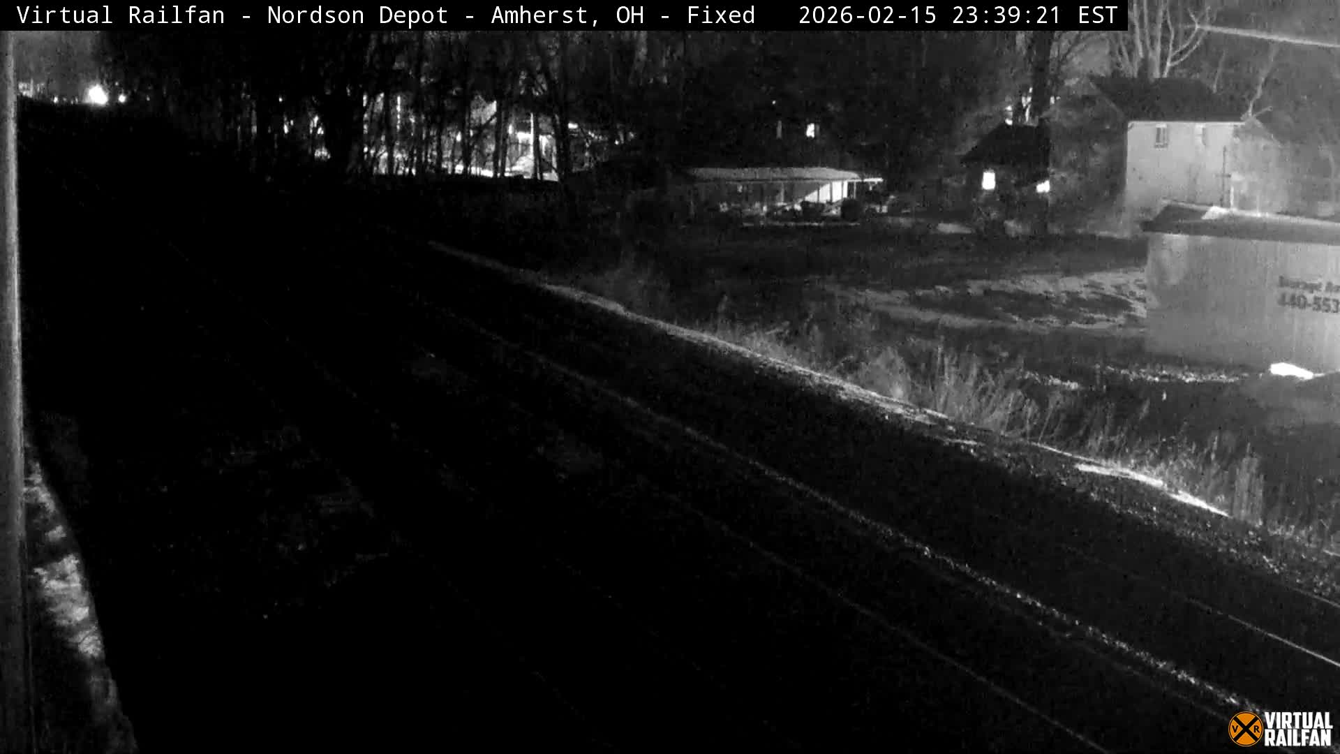 Ohio, Amherst City & Nordson Depot & Rail Crossing towards West Live Cam - Amherst, Lorain, Ohio, USA