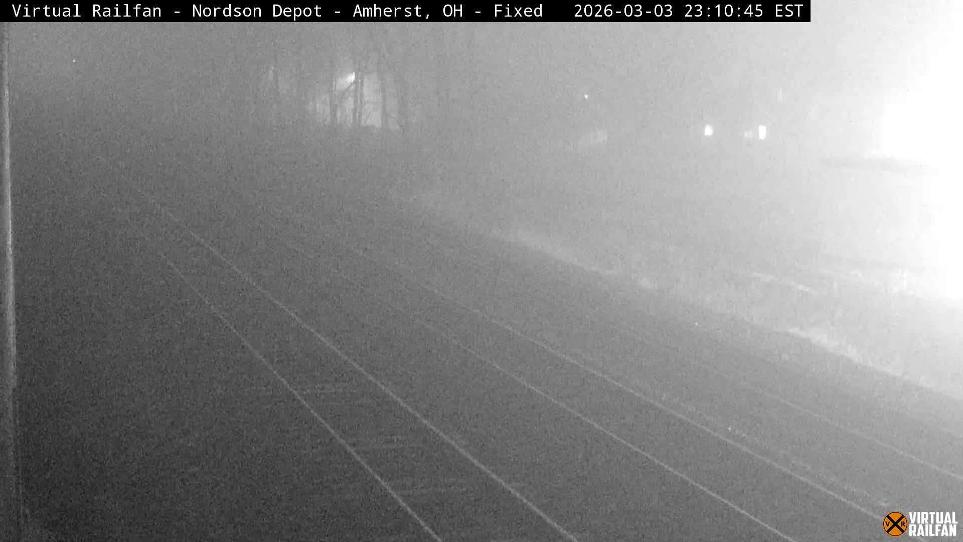 Ohio, Amherst City & Nordson Depot & Rail Crossing towards West Live Cam - Amherst, Lorain, Ohio, USA