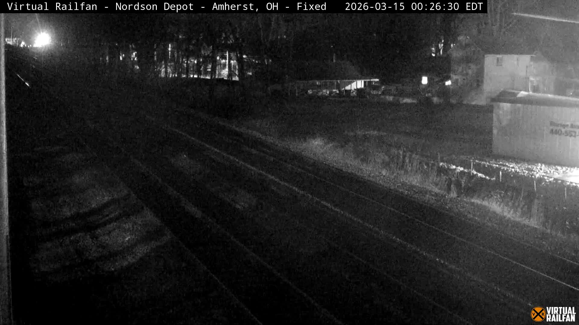 Ohio, Amherst City & Nordson Depot & Rail Crossing towards West Live Cam - Amherst, Lorain, Ohio, USA