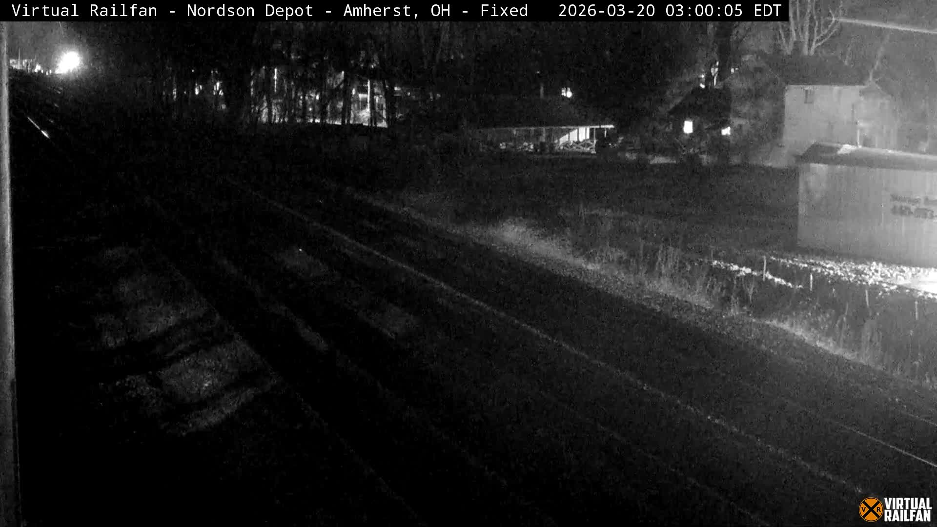 Ohio, Amherst City & Nordson Depot & Rail Crossing towards West Live Cam - Amherst, Lorain, Ohio, USA