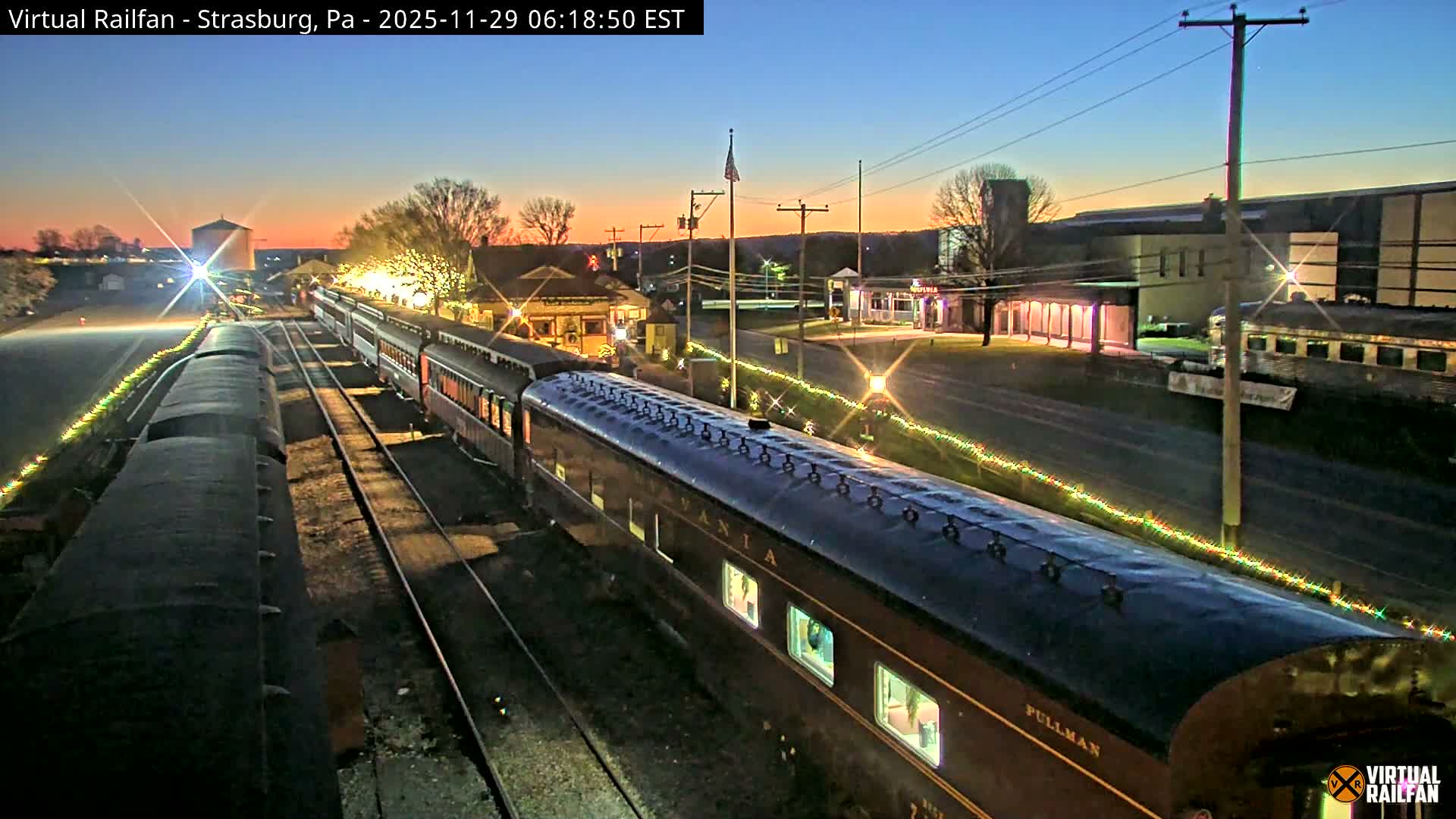 Pennsylvania, Strasburg Railroad Station & Railroad Museum of Museum Pennsylvania PTZ Live Cam - Strasburg, Lancaster, Pennsylvania, USA