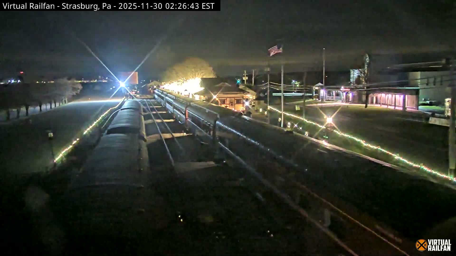 Pennsylvania, Strasburg Railroad Station & Railroad Museum of Museum Pennsylvania PTZ Live Cam - Strasburg, Lancaster, Pennsylvania, USA
