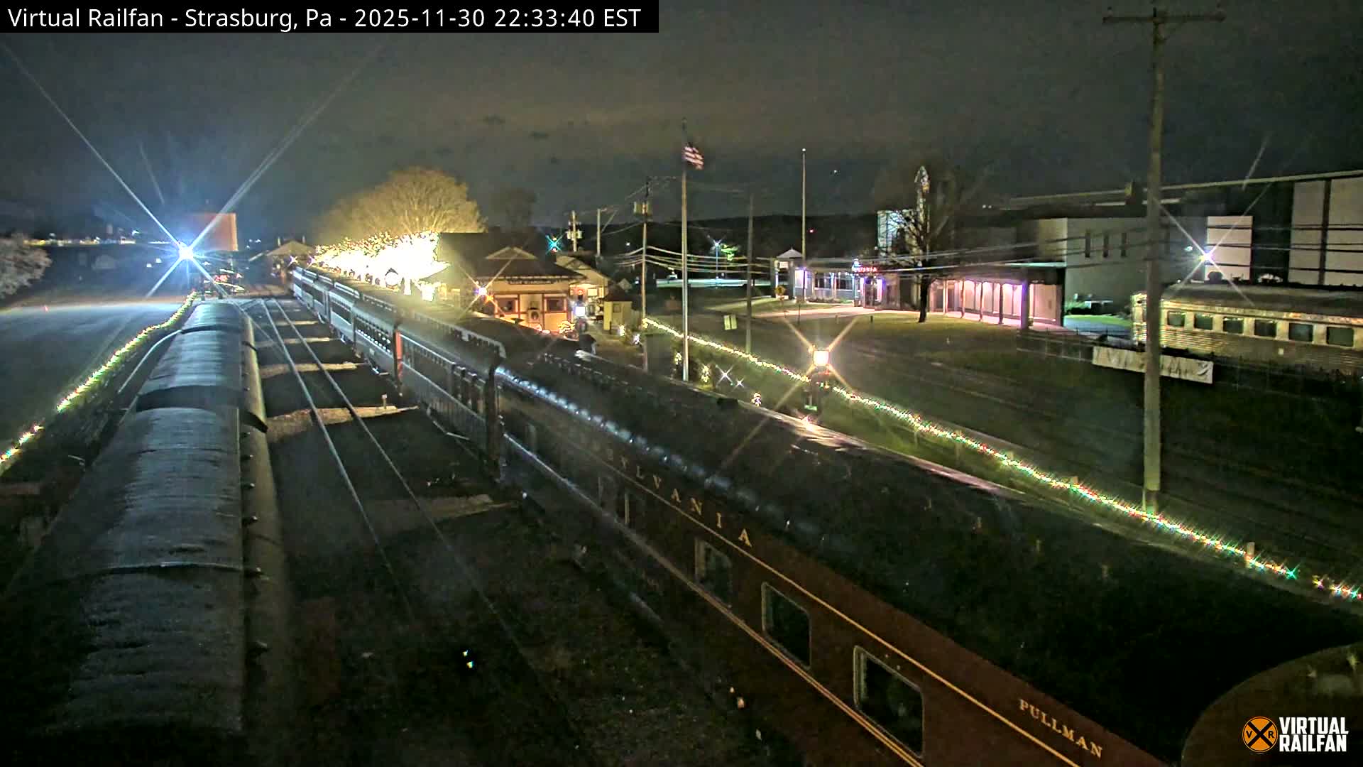Pennsylvania, Strasburg Railroad Station & Railroad Museum of Museum Pennsylvania PTZ Live Cam - Strasburg, Lancaster, Pennsylvania, USA