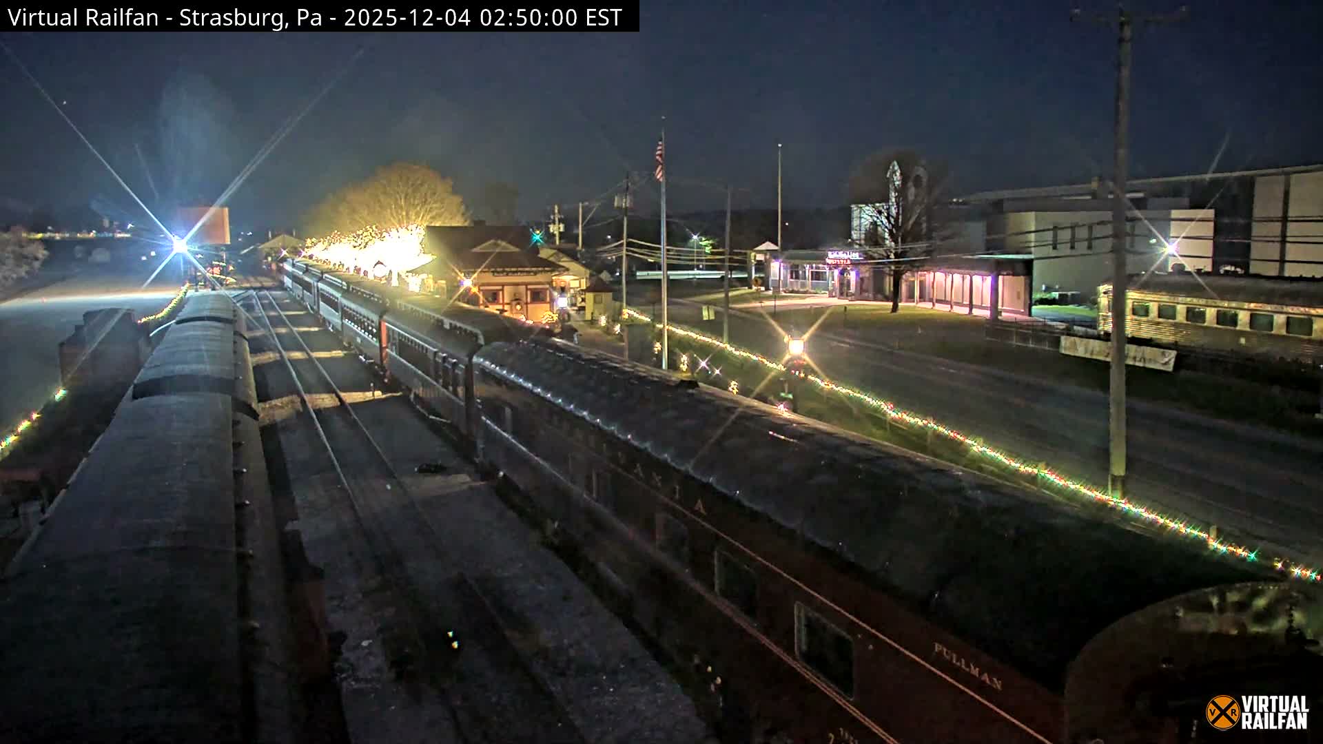 Pennsylvania, Strasburg Railroad Station & Railroad Museum of Museum Pennsylvania PTZ Live Cam - Strasburg, Lancaster, Pennsylvania, USA