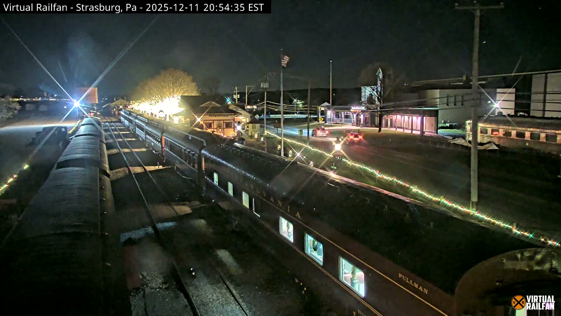 Pennsylvania, Strasburg Railroad Station & Railroad Museum of Museum Pennsylvania PTZ Live Cam - Strasburg, Lancaster, Pennsylvania, USA