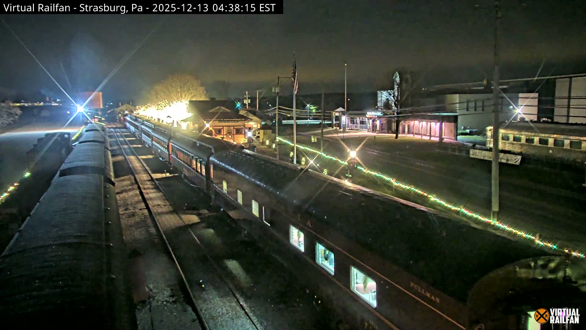 Pennsylvania, Strasburg Railroad Station & Railroad Museum of Museum Pennsylvania PTZ Live Cam - Strasburg, Lancaster, Pennsylvania, USA