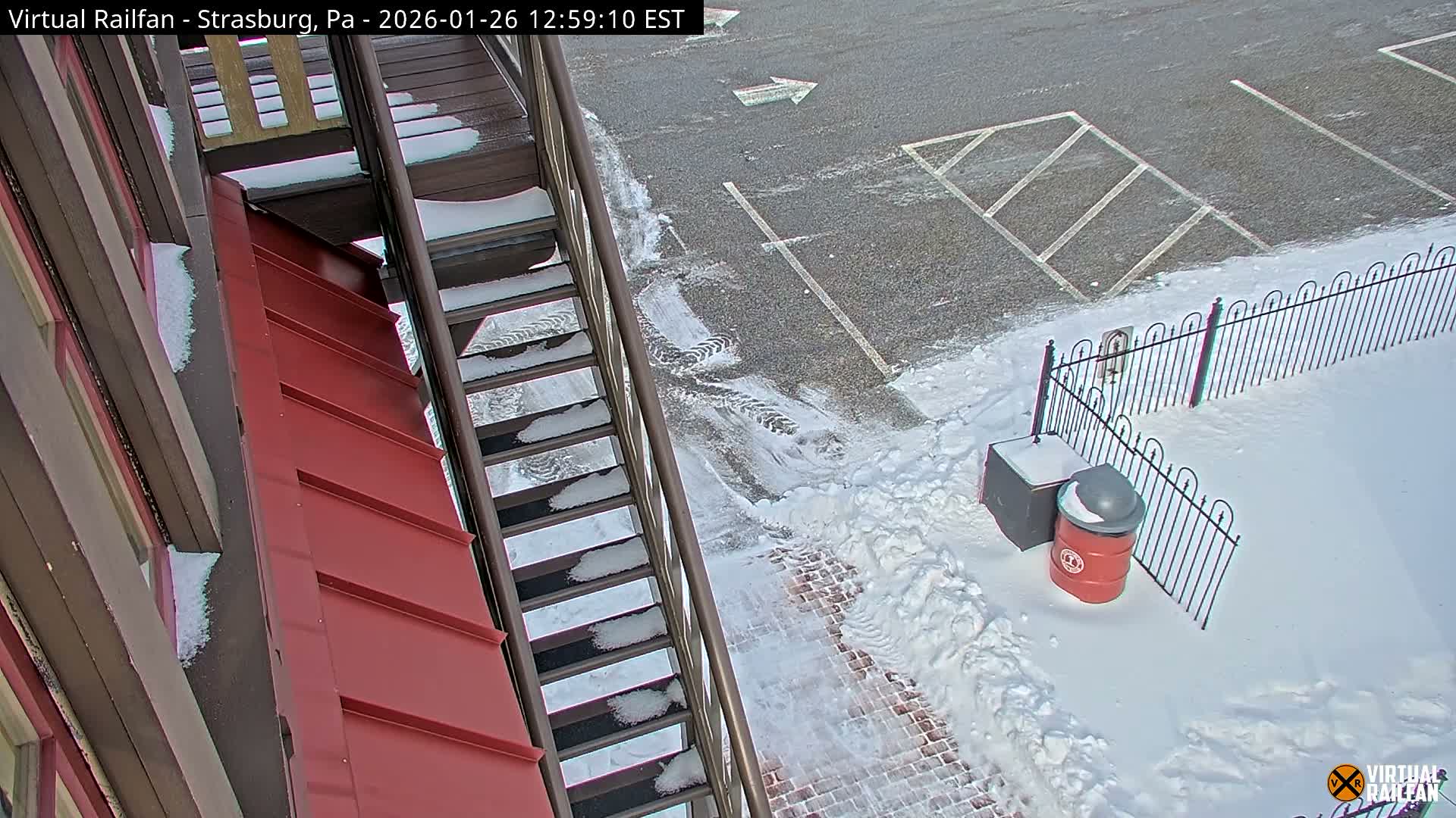 Pennsylvania, Strasburg Railroad Station & Railroad Museum of Museum Pennsylvania PTZ Live Cam - Strasburg, Lancaster, Pennsylvania, USA