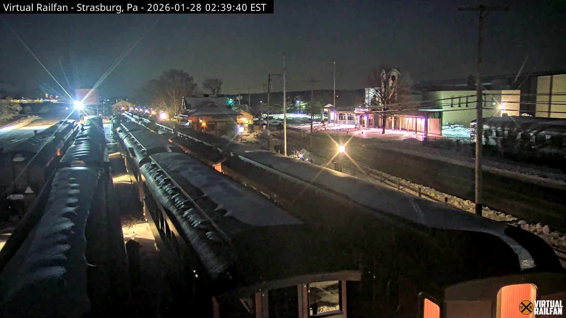 Pennsylvania, Strasburg Railroad Station & Railroad Museum of Museum Pennsylvania PTZ Live Cam - Strasburg, Lancaster, Pennsylvania, USA