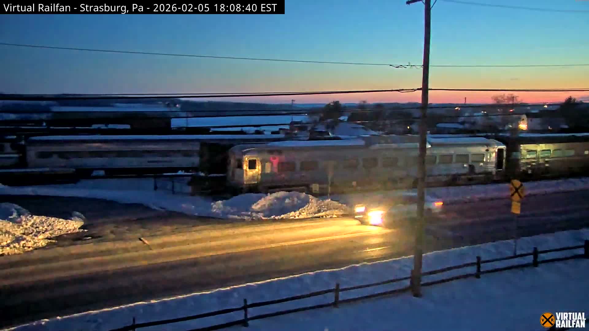 Pennsylvania, Strasburg Railroad Station & Railroad Museum of Museum Pennsylvania PTZ Live Cam - Strasburg, Lancaster, Pennsylvania, USA