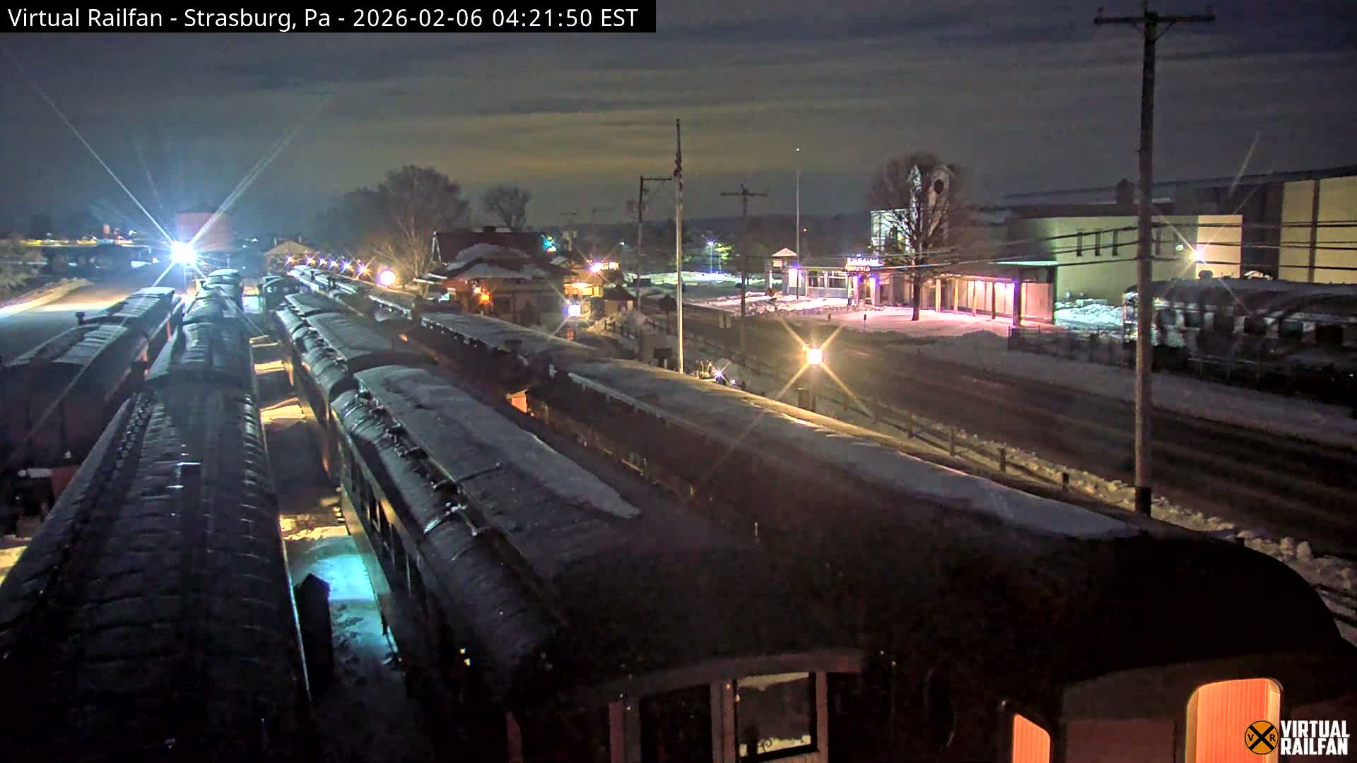 Pennsylvania, Strasburg Railroad Station & Railroad Museum of Museum Pennsylvania PTZ Live Cam - Strasburg, Lancaster, Pennsylvania, USA