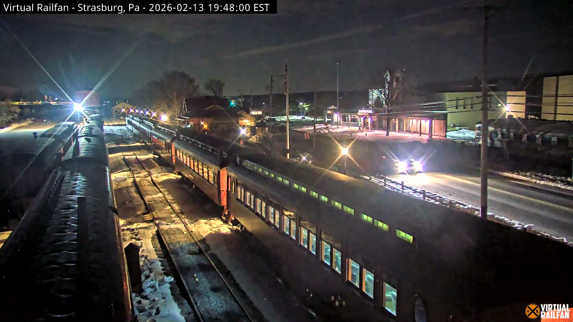 Pennsylvania, Strasburg Railroad Station & Railroad Museum of Museum Pennsylvania PTZ Live Cam - Strasburg, Lancaster, Pennsylvania, USA
