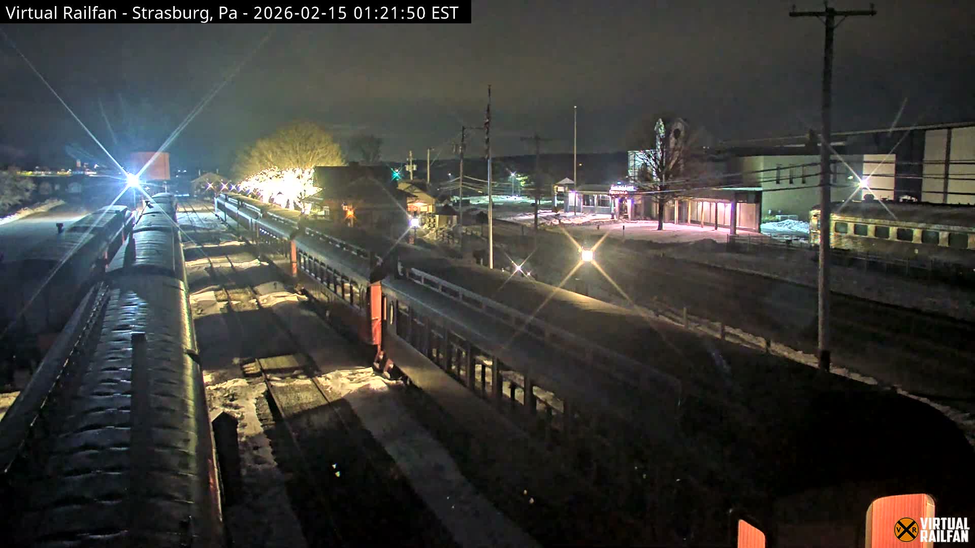 Pennsylvania, Strasburg Railroad Station & Railroad Museum of Museum Pennsylvania PTZ Live Cam - Strasburg, Lancaster, Pennsylvania, USA