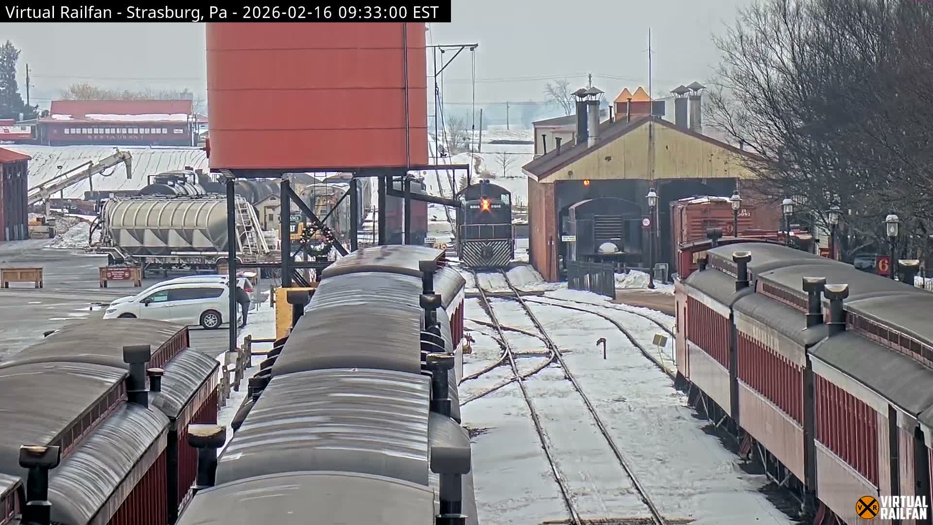 Pennsylvania, Strasburg Railroad Station & Railroad Museum of Museum Pennsylvania PTZ Live Cam - Strasburg, Lancaster, Pennsylvania, USA