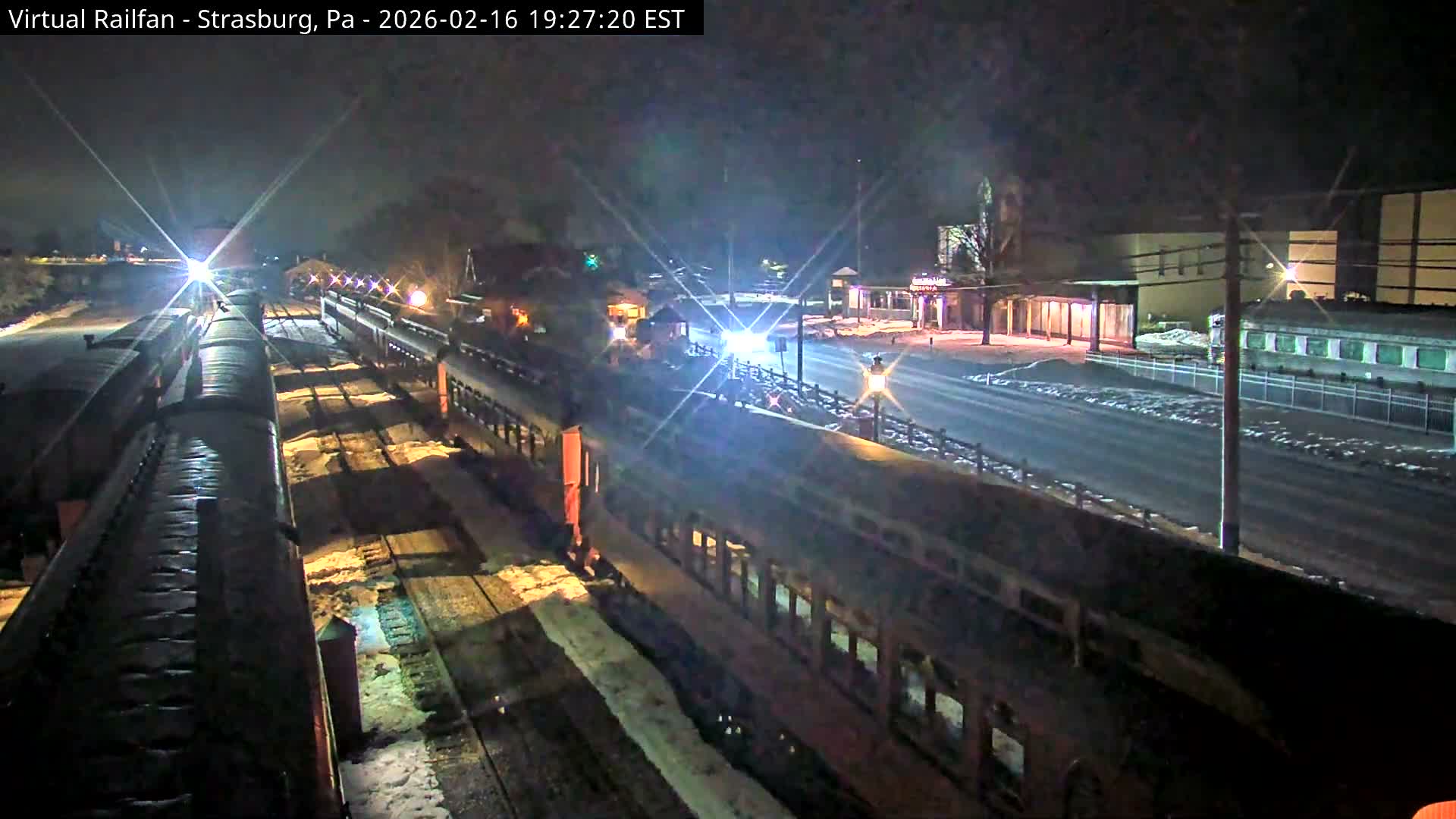 Pennsylvania, Strasburg Railroad Station & Railroad Museum of Museum Pennsylvania PTZ Live Cam - Strasburg, Lancaster, Pennsylvania, USA