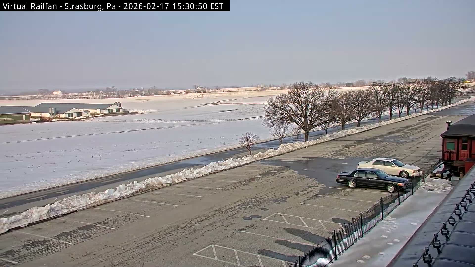 Pennsylvania, Strasburg Railroad Station & Railroad Museum of Museum Pennsylvania PTZ Live Cam - Strasburg, Lancaster, Pennsylvania, USA