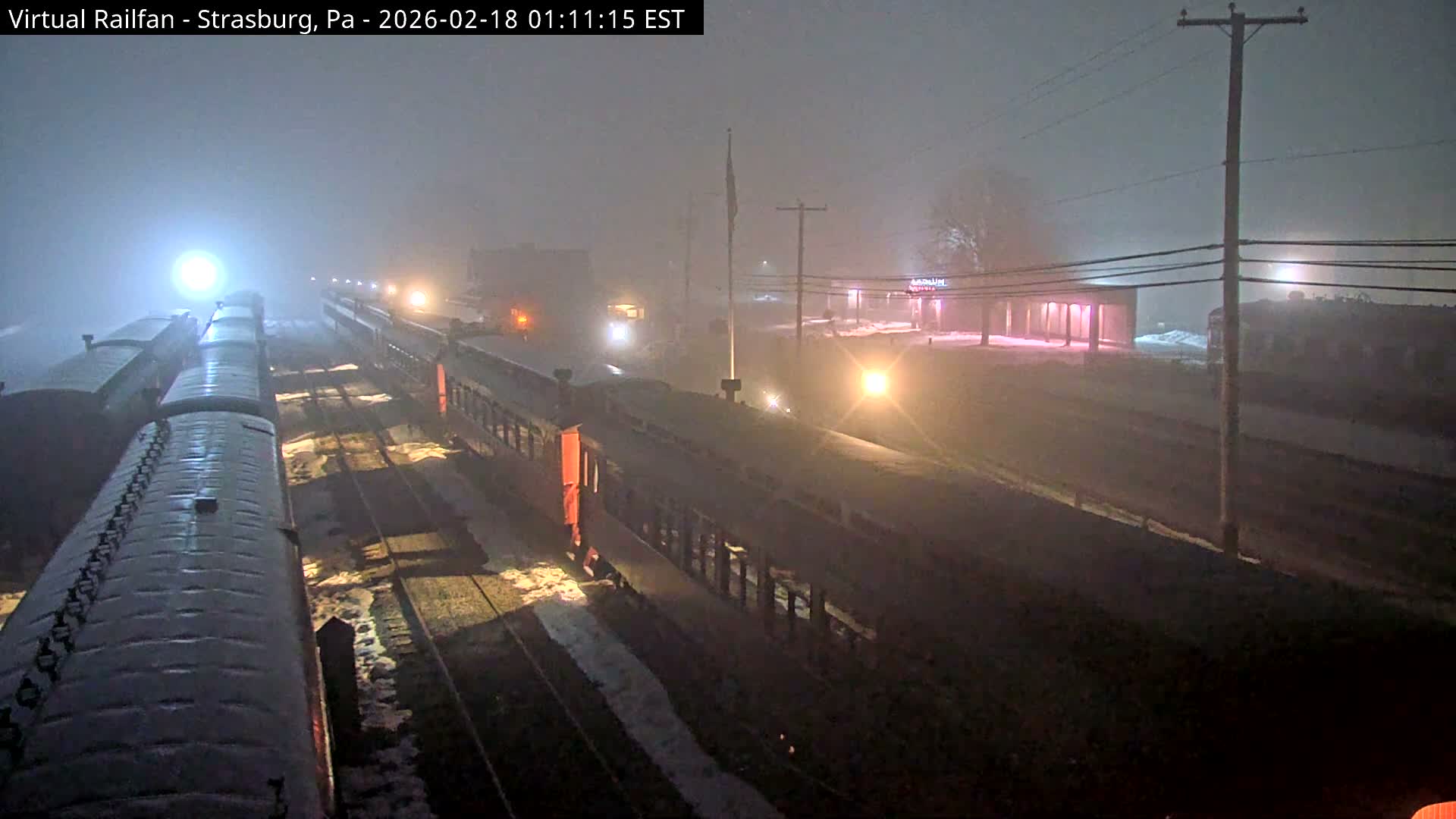 Pennsylvania, Strasburg Railroad Station & Railroad Museum of Museum Pennsylvania PTZ Live Cam - Strasburg, Lancaster, Pennsylvania, USA