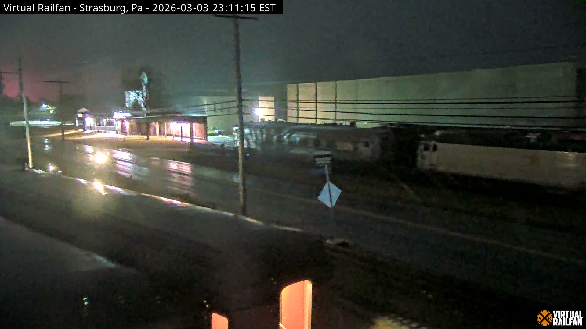 Pennsylvania, Strasburg Railroad Station & Railroad Museum of Museum Pennsylvania PTZ Live Cam - Strasburg, Lancaster, Pennsylvania, USA