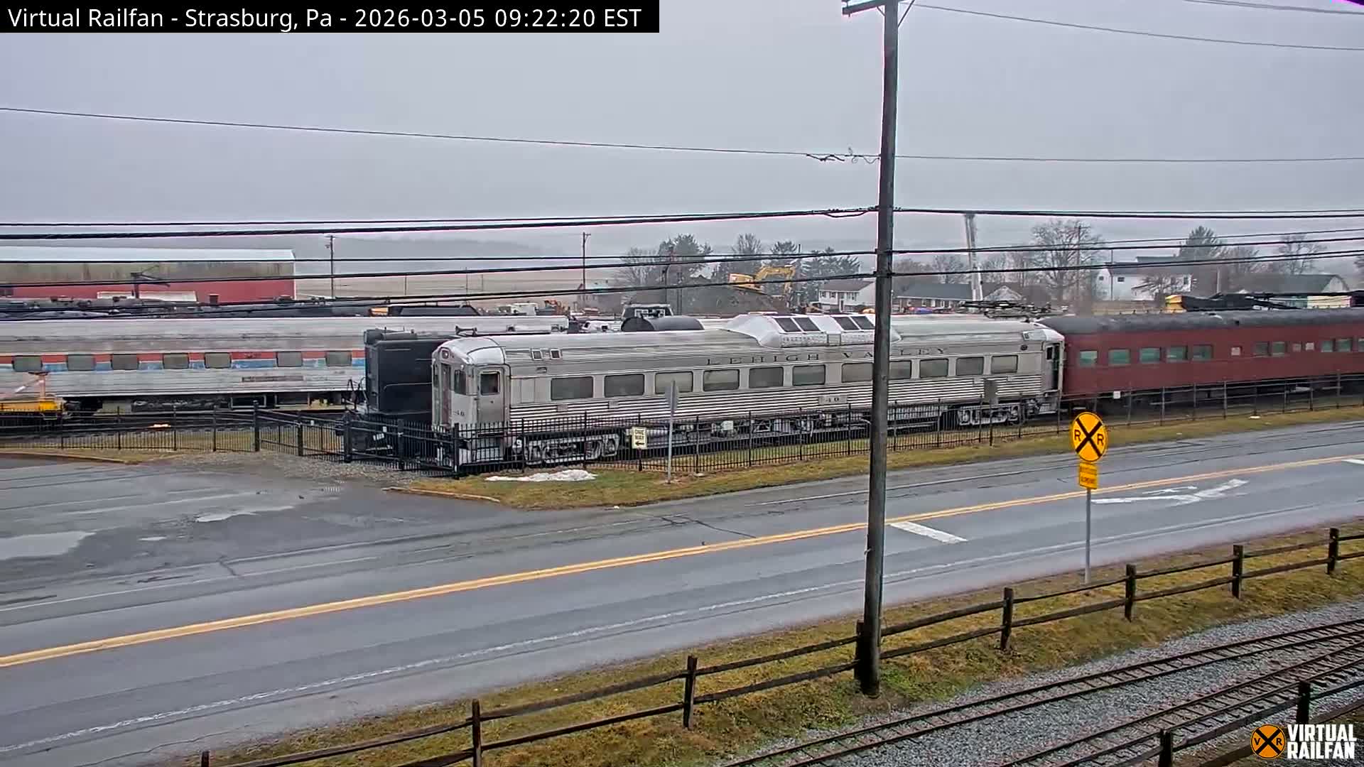 Pennsylvania, Strasburg Railroad Station & Railroad Museum of Museum Pennsylvania PTZ Live Cam - Strasburg, Lancaster, Pennsylvania, USA