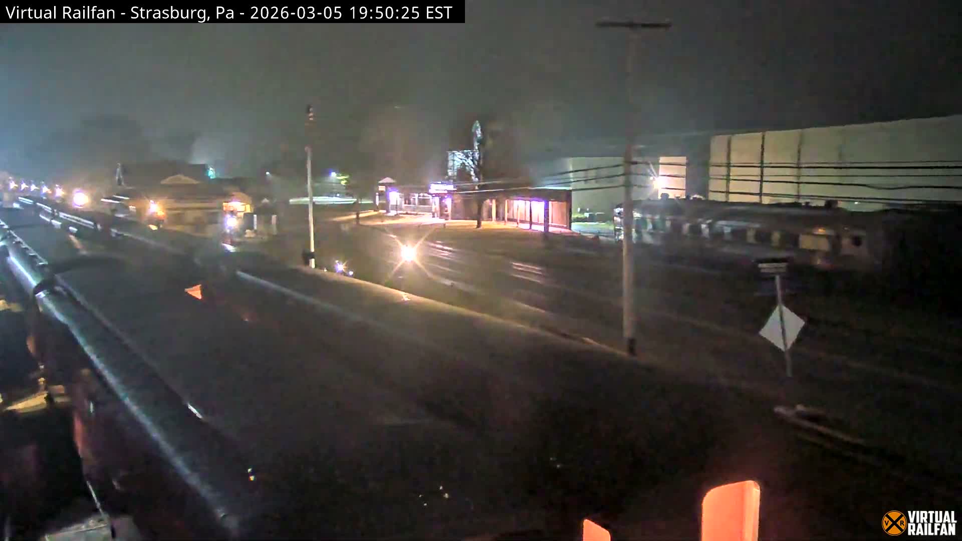 Pennsylvania, Strasburg Railroad Station & Railroad Museum of Museum Pennsylvania PTZ Live Cam - Strasburg, Lancaster, Pennsylvania, USA