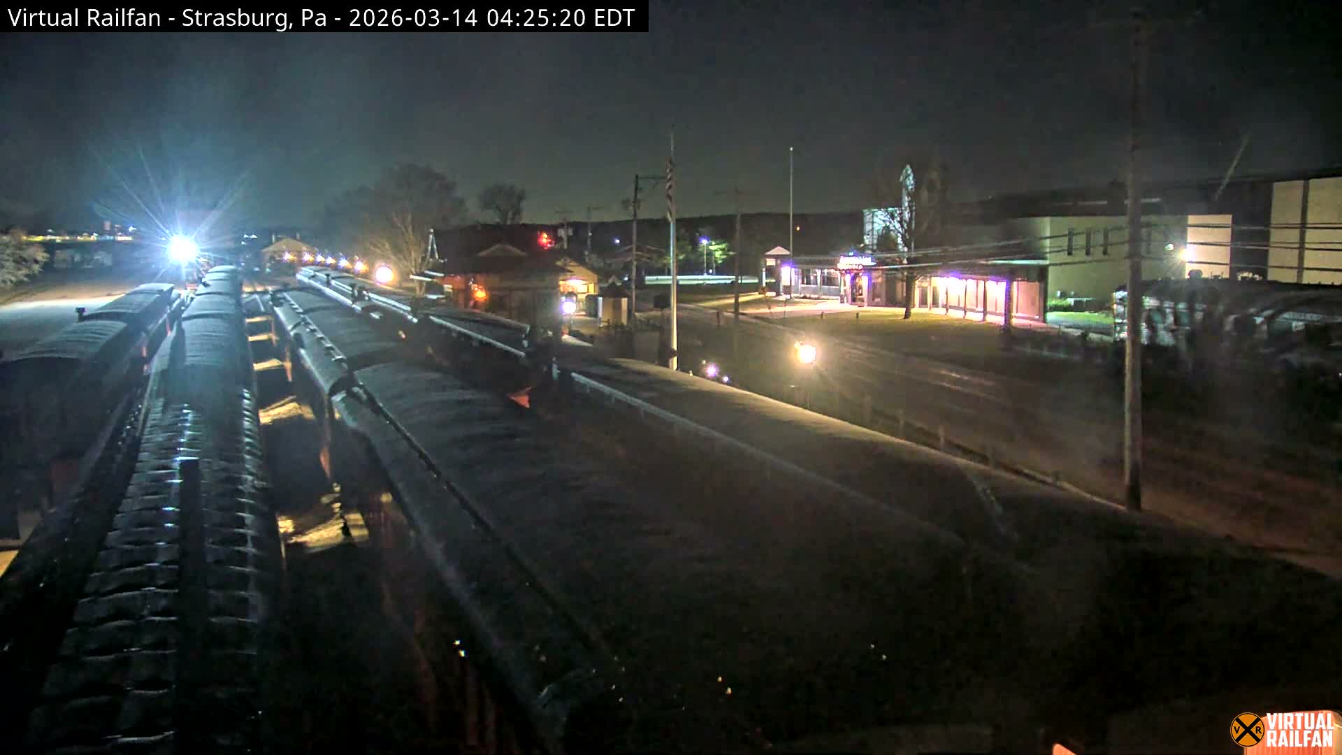 Pennsylvania, Strasburg Railroad Station & Railroad Museum of Museum Pennsylvania PTZ Live Cam - Strasburg, Lancaster, Pennsylvania, USA