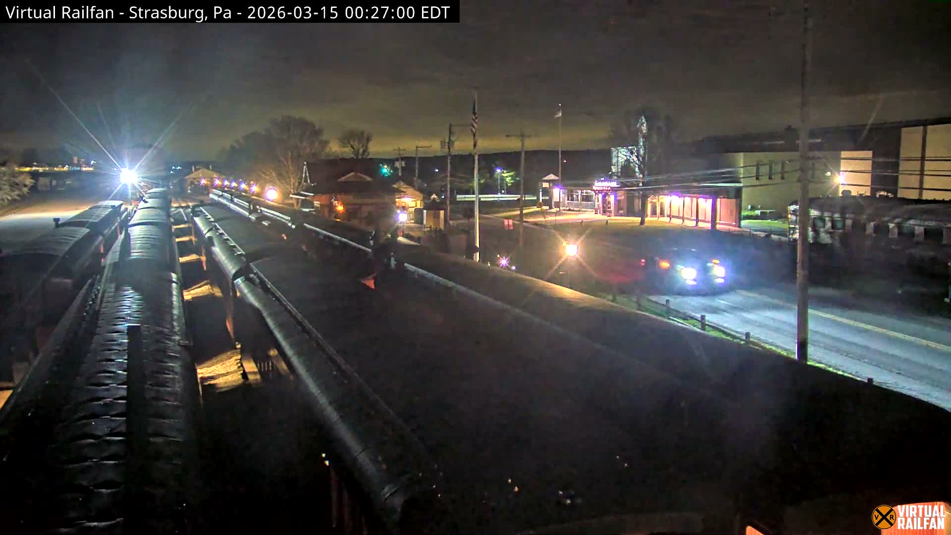 Pennsylvania, Strasburg Railroad Station & Railroad Museum of Museum Pennsylvania PTZ Live Cam - Strasburg, Lancaster, Pennsylvania, USA