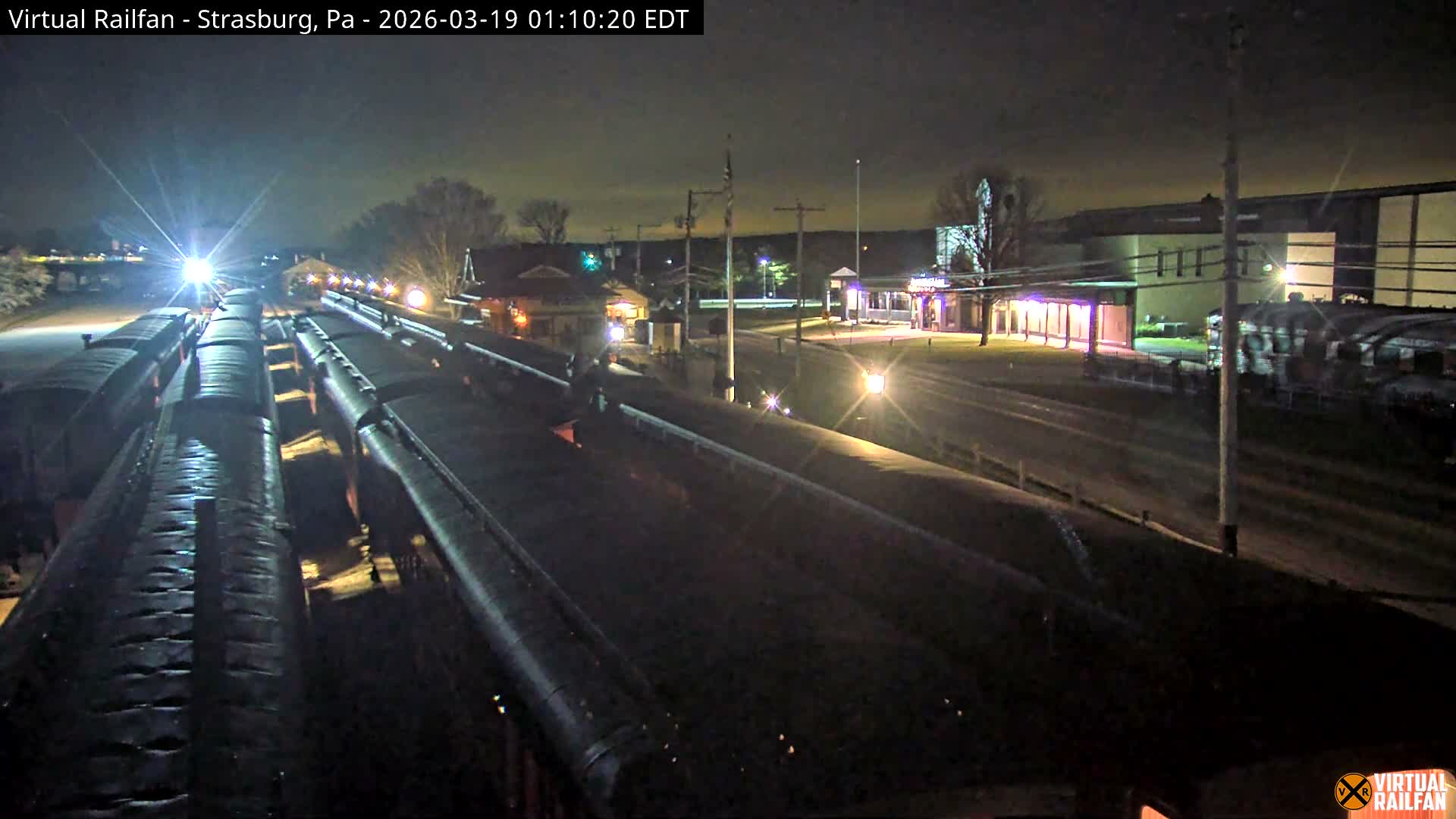 Pennsylvania, Strasburg Railroad Station & Railroad Museum of Museum Pennsylvania PTZ Live Cam - Strasburg, Lancaster, Pennsylvania, USA