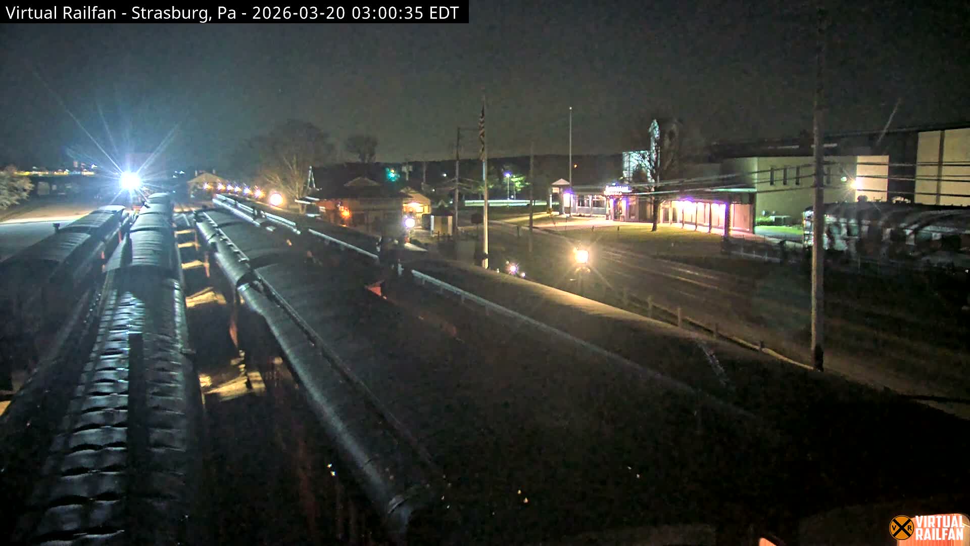 Pennsylvania, Strasburg Railroad Station & Railroad Museum of Museum Pennsylvania PTZ Live Cam - Strasburg, Lancaster, Pennsylvania, USA