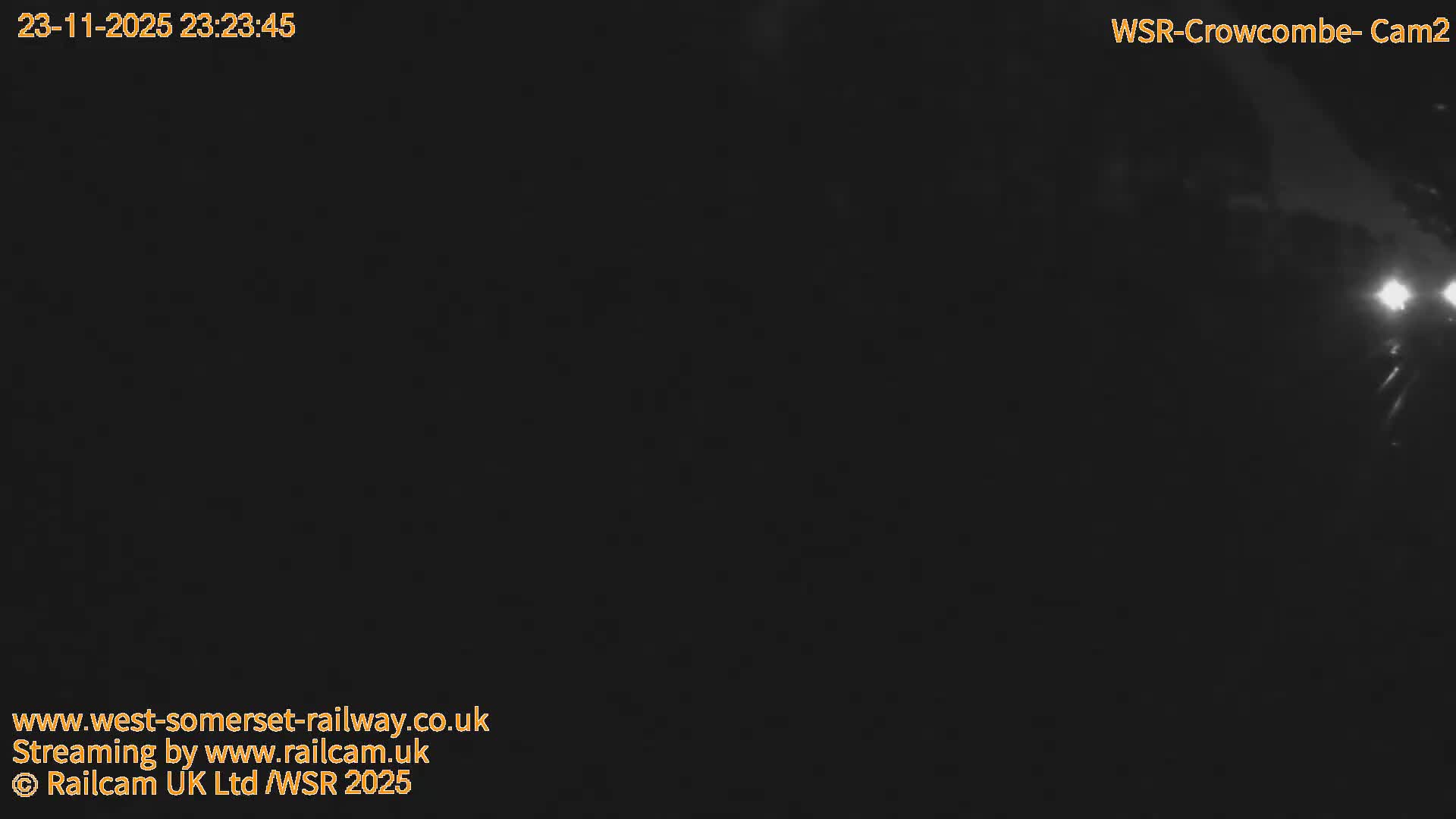 West Somerset Railway, Crowcombe Heathfield Railway Station towards East Live Cam - Taunton, Somerset, South West, England, United Kingdom