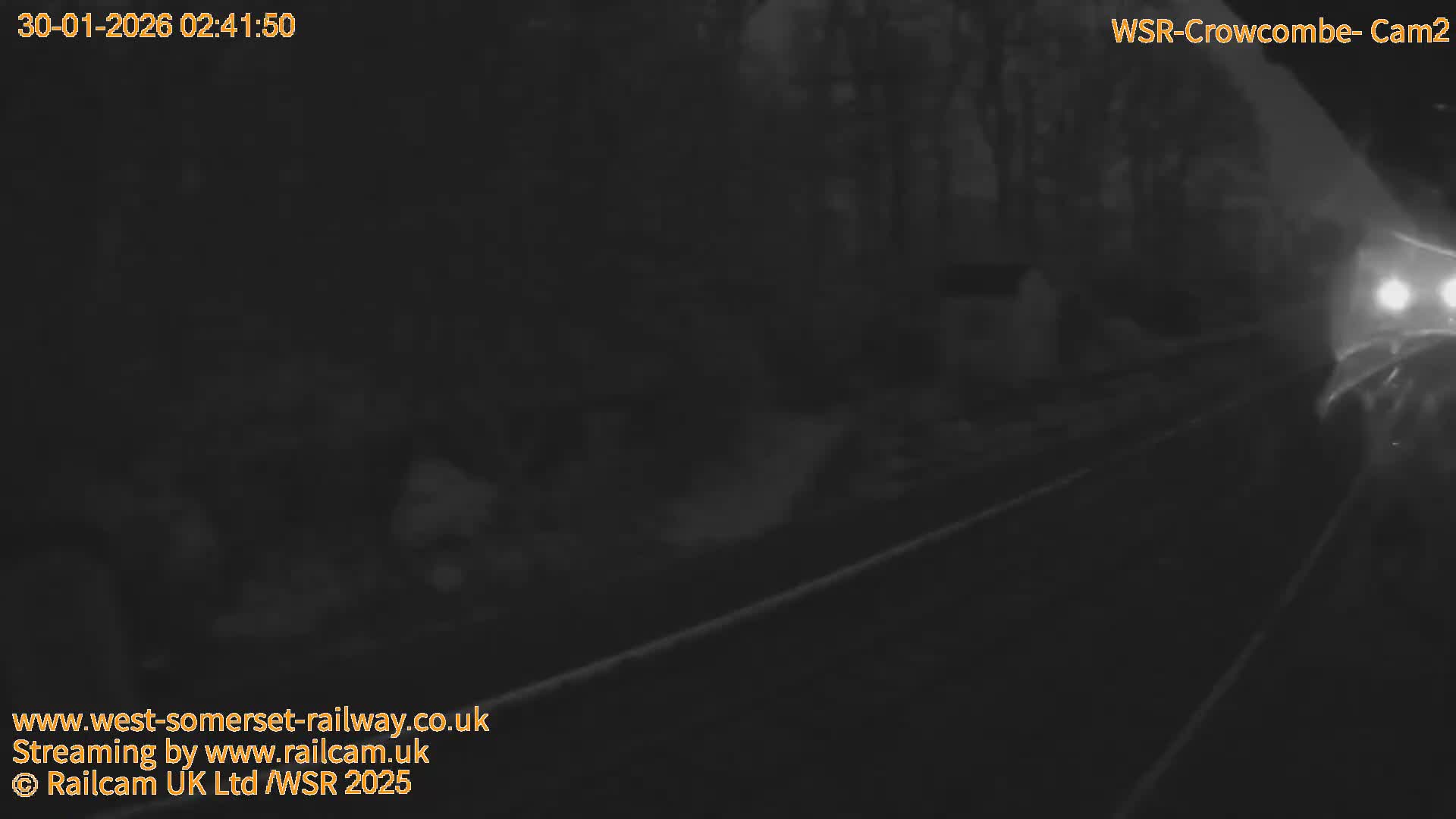 West Somerset Railway, Crowcombe Heathfield Railway Station towards East Live Cam - Taunton, Somerset, South West, England, United Kingdom
