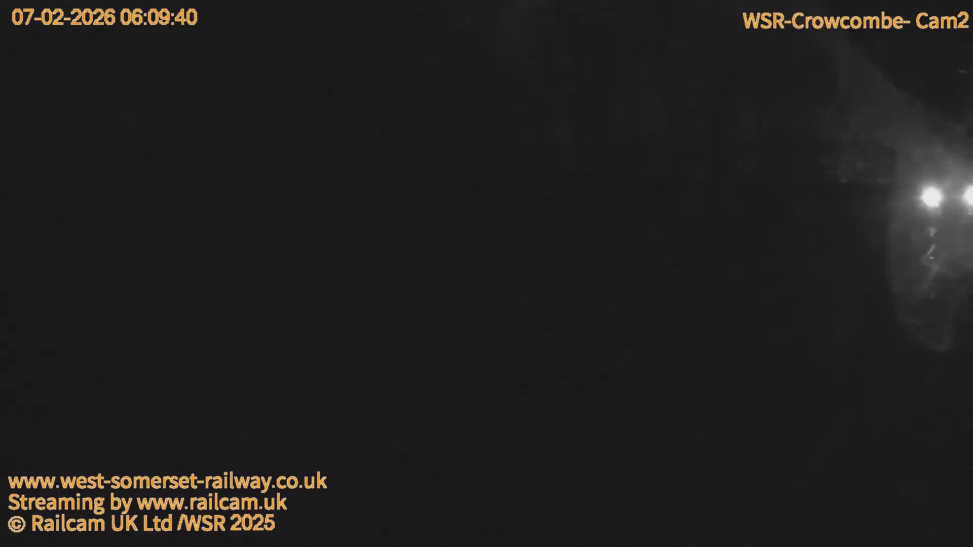 West Somerset Railway, Crowcombe Heathfield Railway Station towards East Live Cam - Taunton, Somerset, South West, England, United Kingdom