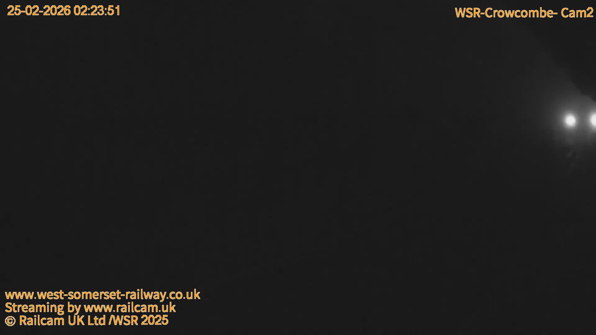 West Somerset Railway, Crowcombe Heathfield Railway Station towards East Live Cam - Taunton, Somerset, South West, England, United Kingdom