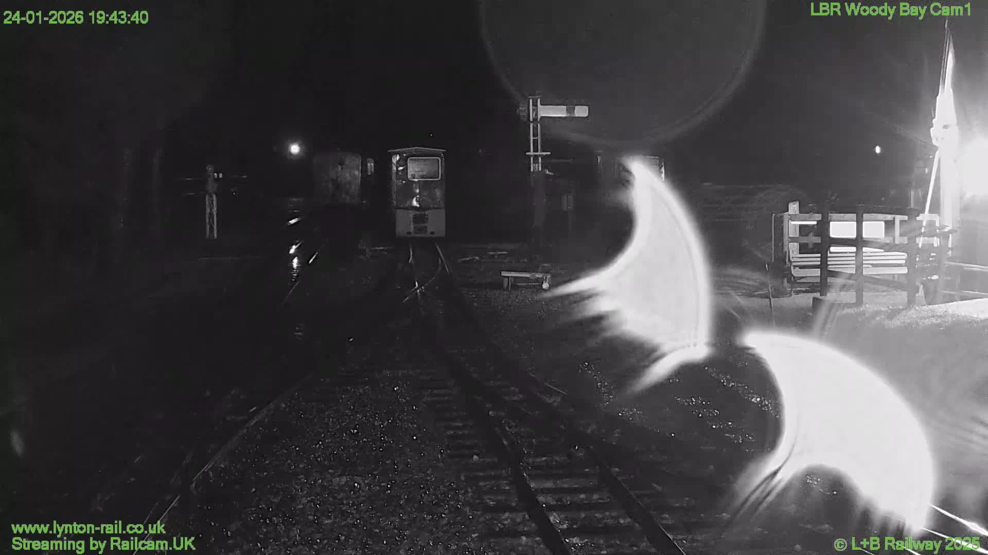 Barnstaple , Lynton & Barnstaple Railway Woody Bay  Station towards East Live Cam - Barnstaple, North Devon, Devon, South West, England, United Kingdom
