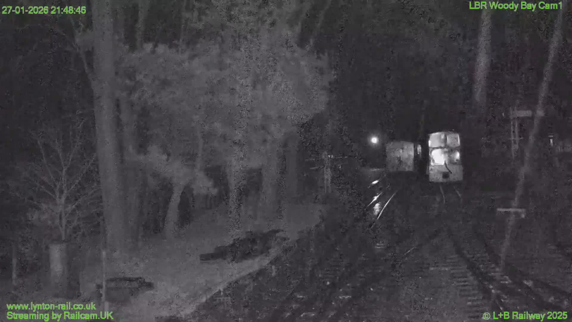 Barnstaple , Lynton & Barnstaple Railway Woody Bay  Station towards East Live Cam - Barnstaple, North Devon, Devon, South West, England, United Kingdom