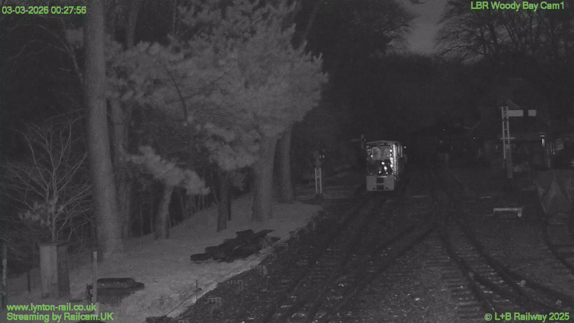 Barnstaple , Lynton & Barnstaple Railway Woody Bay  Station towards East Live Cam - Barnstaple, North Devon, Devon, South West, England, United Kingdom